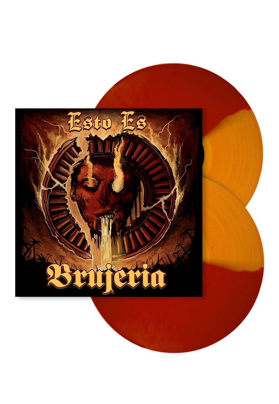 Brujeria - Esto Es Brujeria Ltd. Orange/Red Split - Colored 2 Vinyl | Neutral-Image