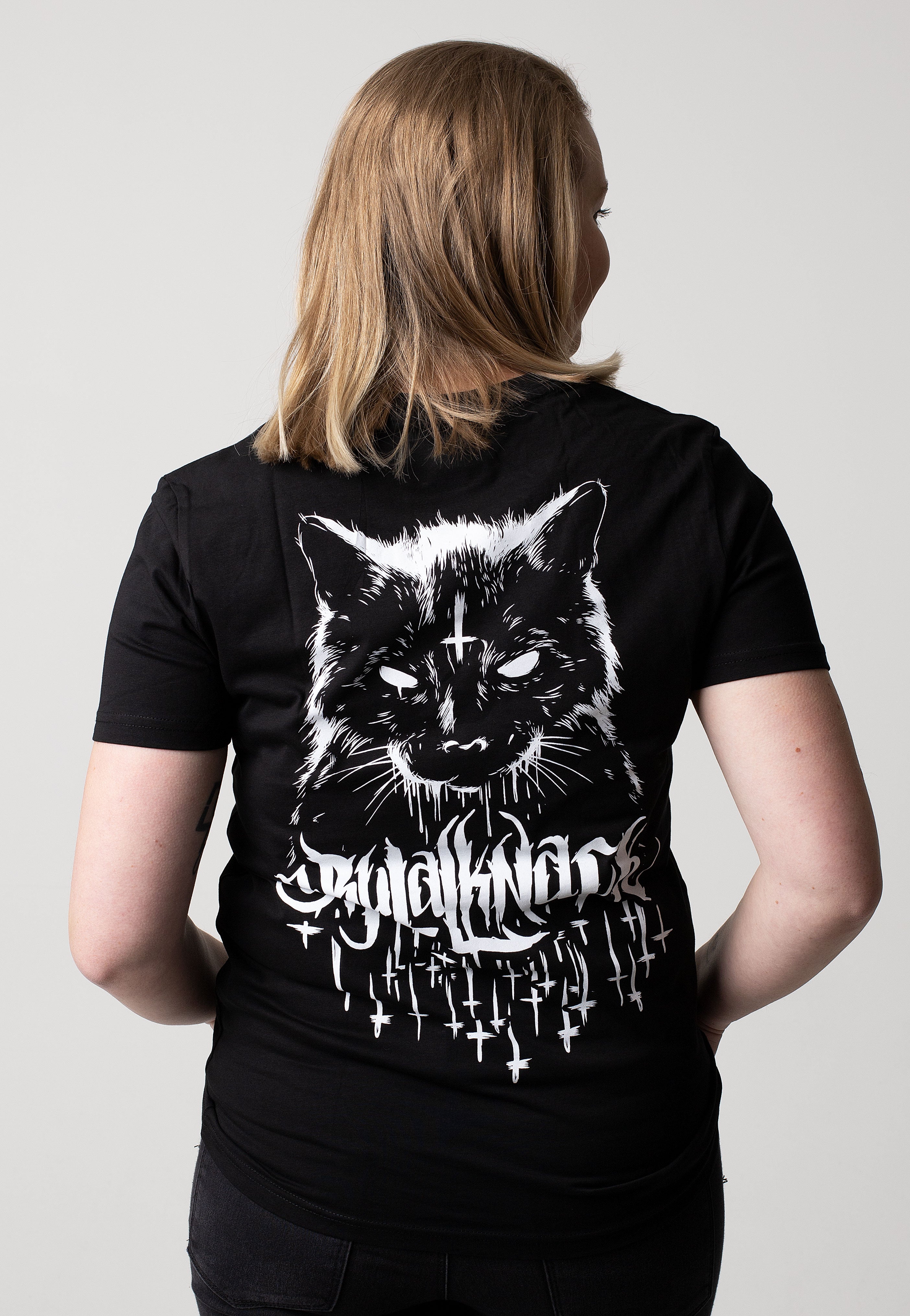 Brutal Knack The Cat from Hell Black T Shirt