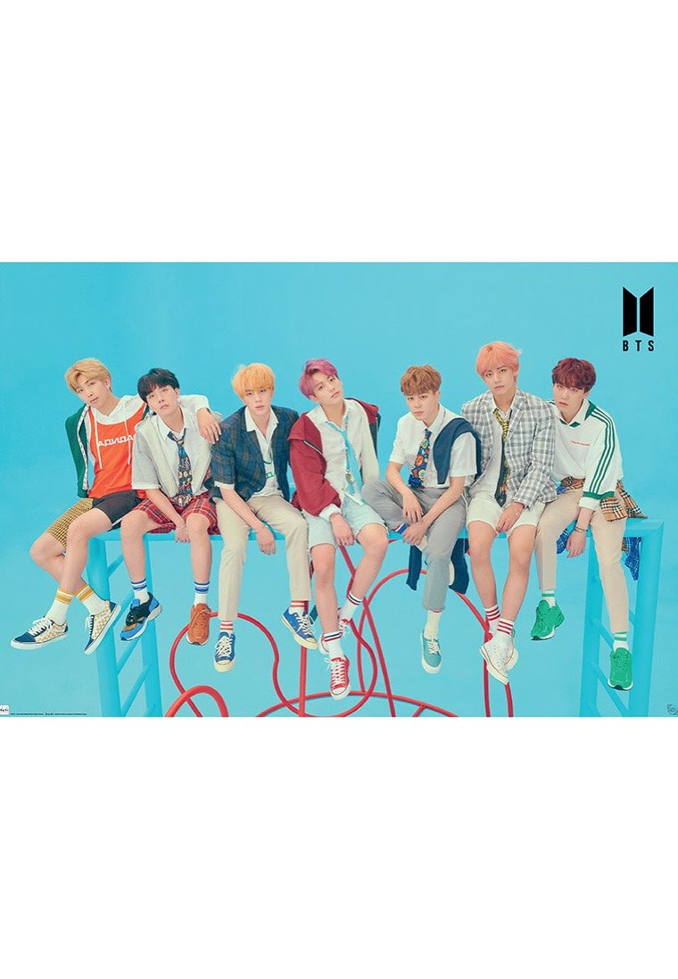 BTS - Group Blue Maxi - Poster | Neutral-Image