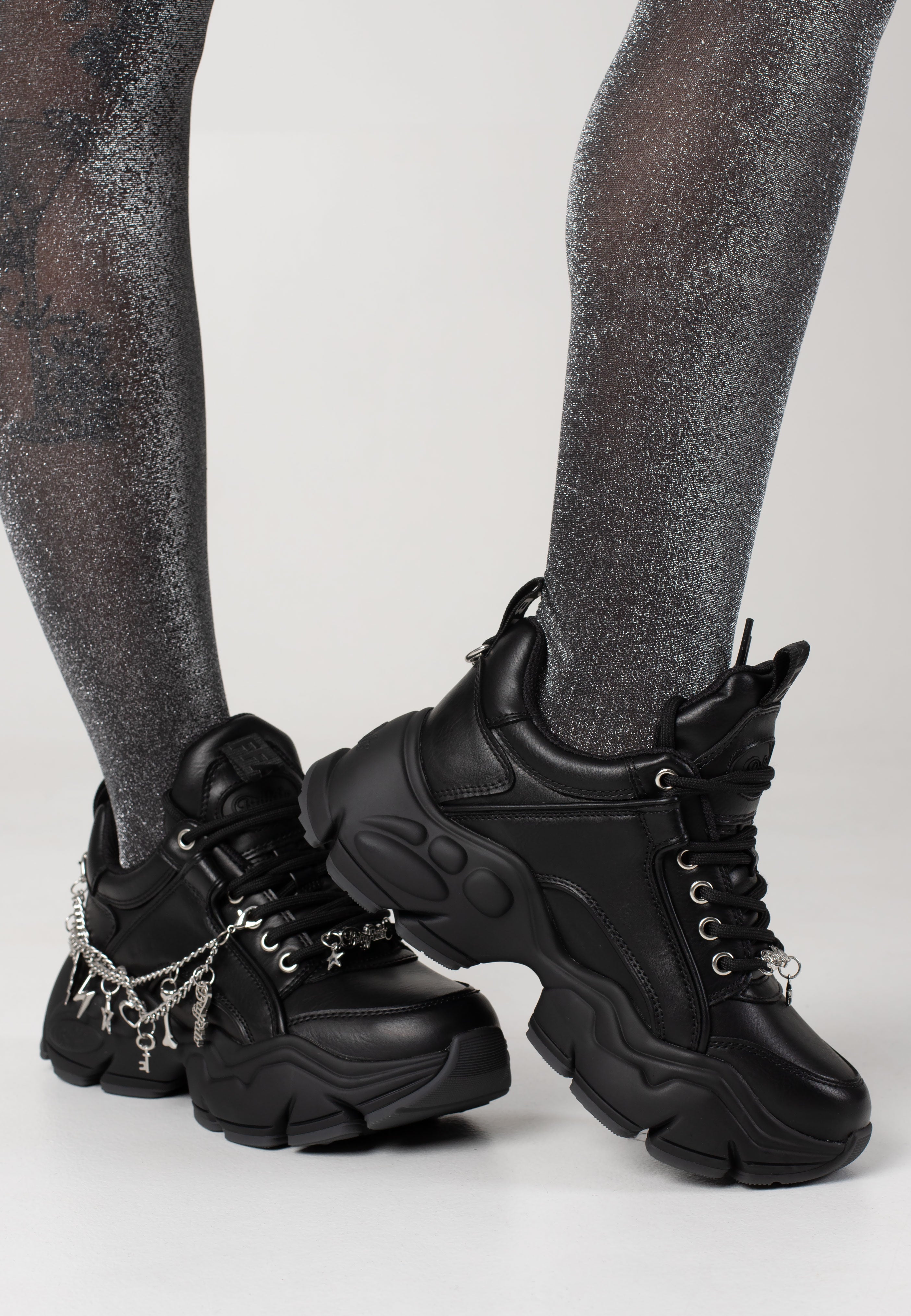 Buffalo - Binary Charm Vegan Nappa Black - Girl Shoes | Women-Image