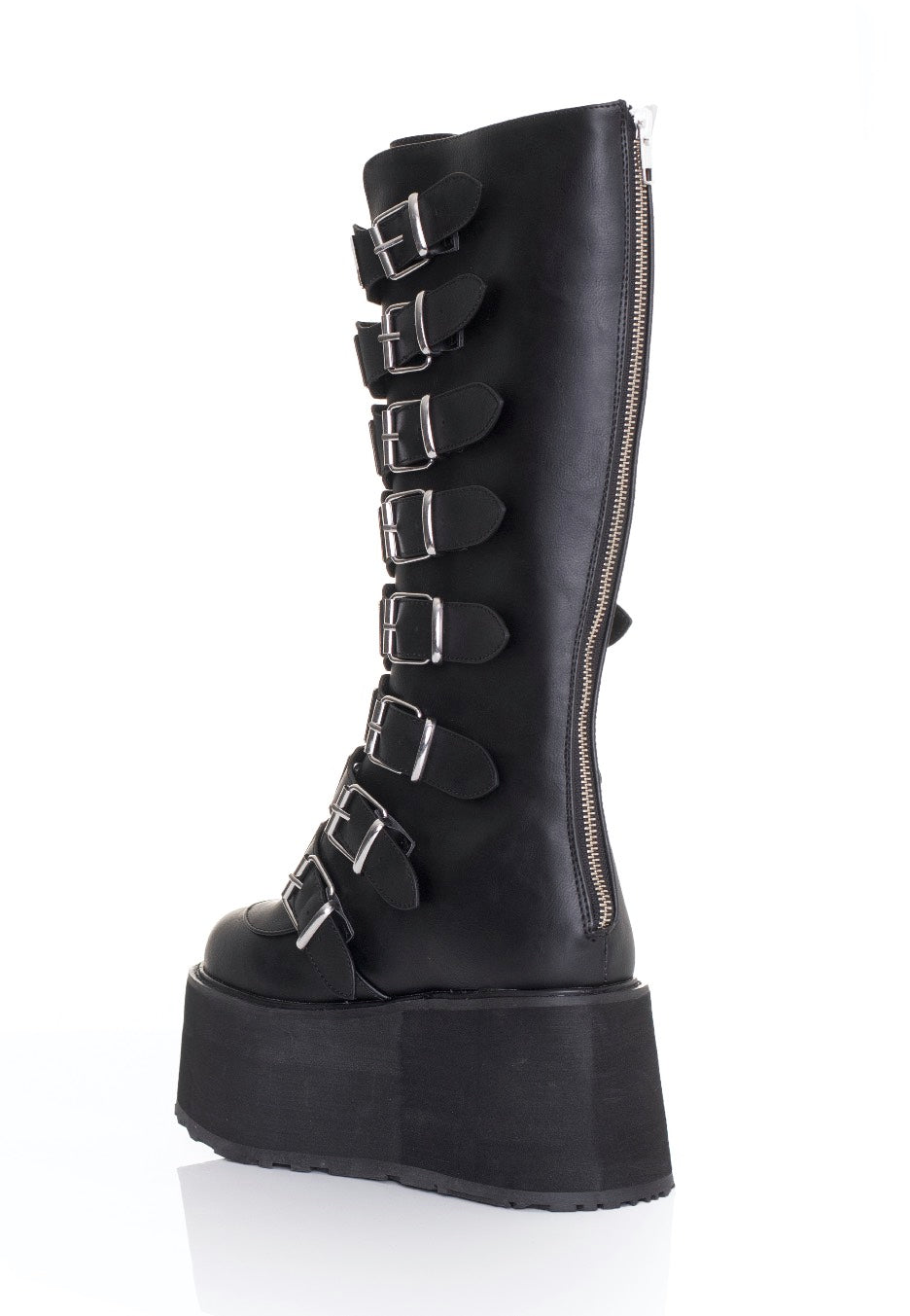 DemoniaCult - Damned 318 Vegan Leather Black - Girl Shoes | Women-Image