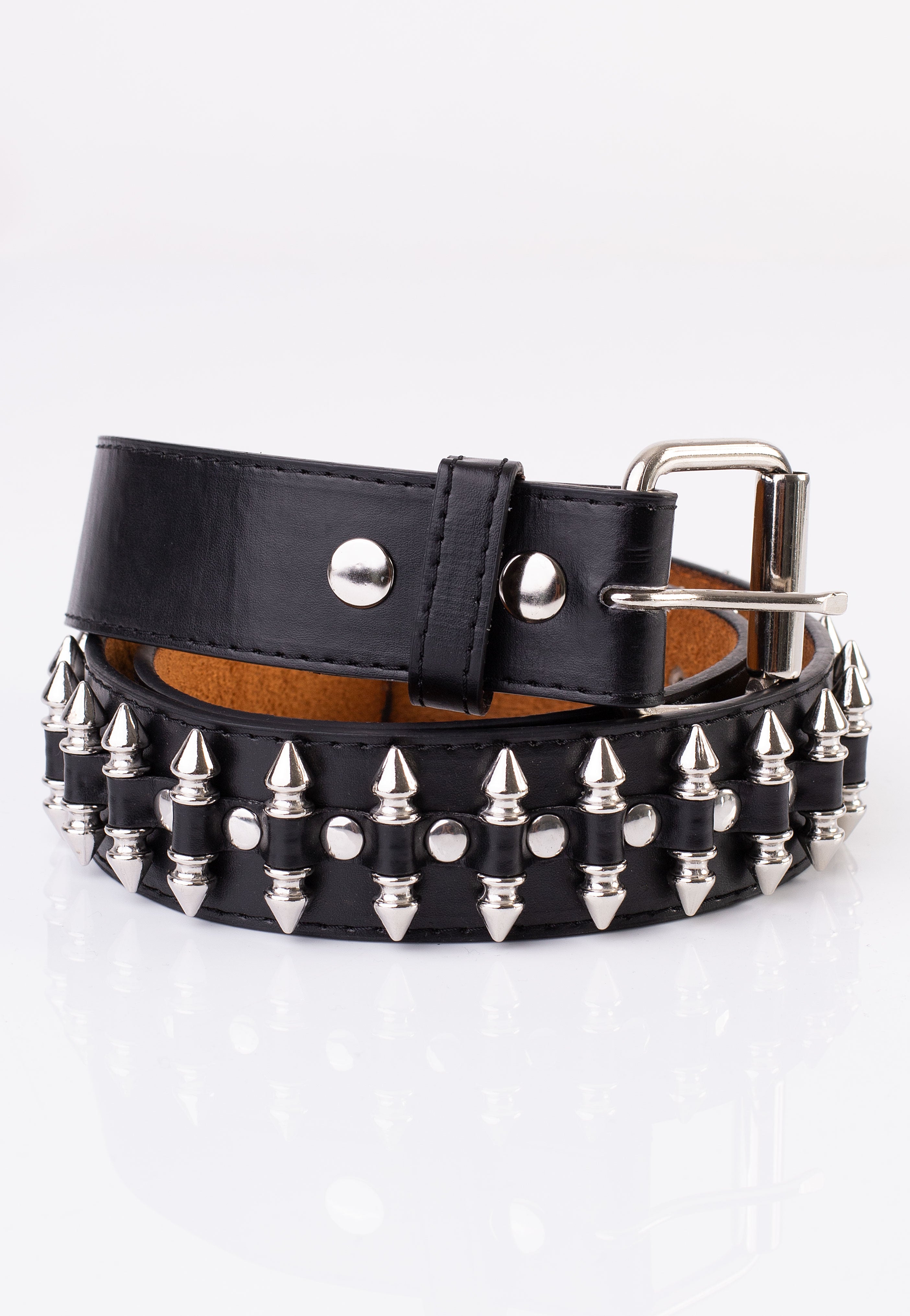 Bullet69 - Spike Fitting Studded  - Belt | Neutral-Image