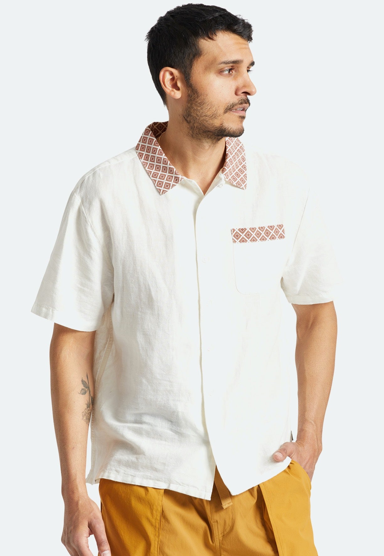 Brixton - Bunker Off White - Shirt | Men-Image