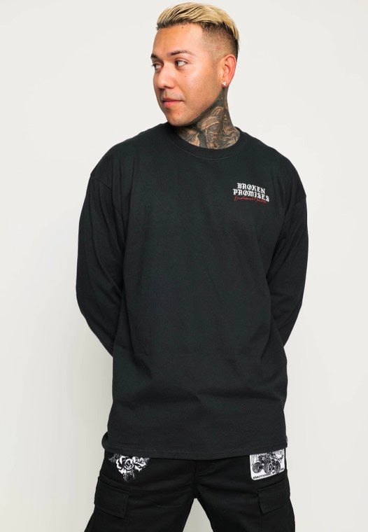 Broken Promises - Magma Black - Longsleeve | Men-Image