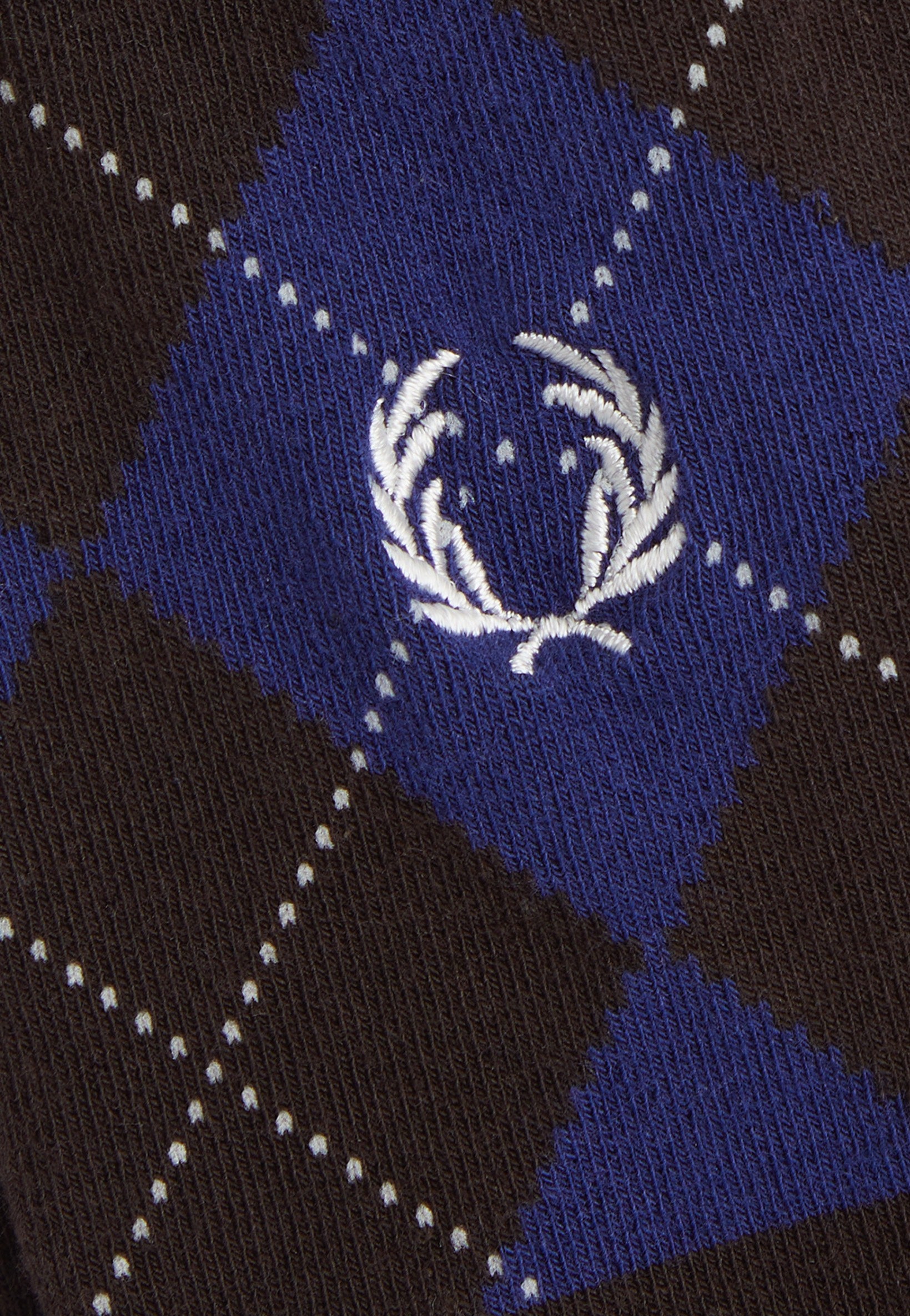 Fred Perry - Long Argyle Burnt Tobacco - Socks | Neutral-Image