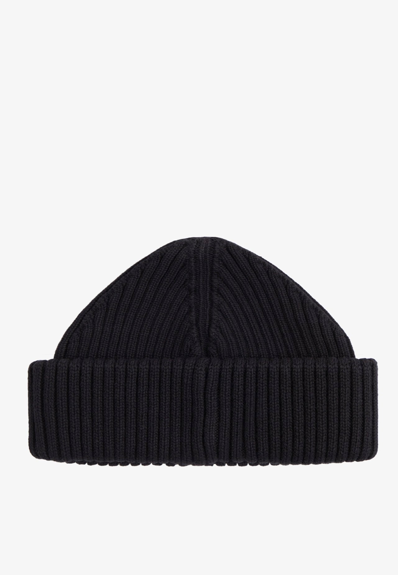 Fred Perry - Cotton Rib Black/Warmstone - Beanie | Neutral-Image