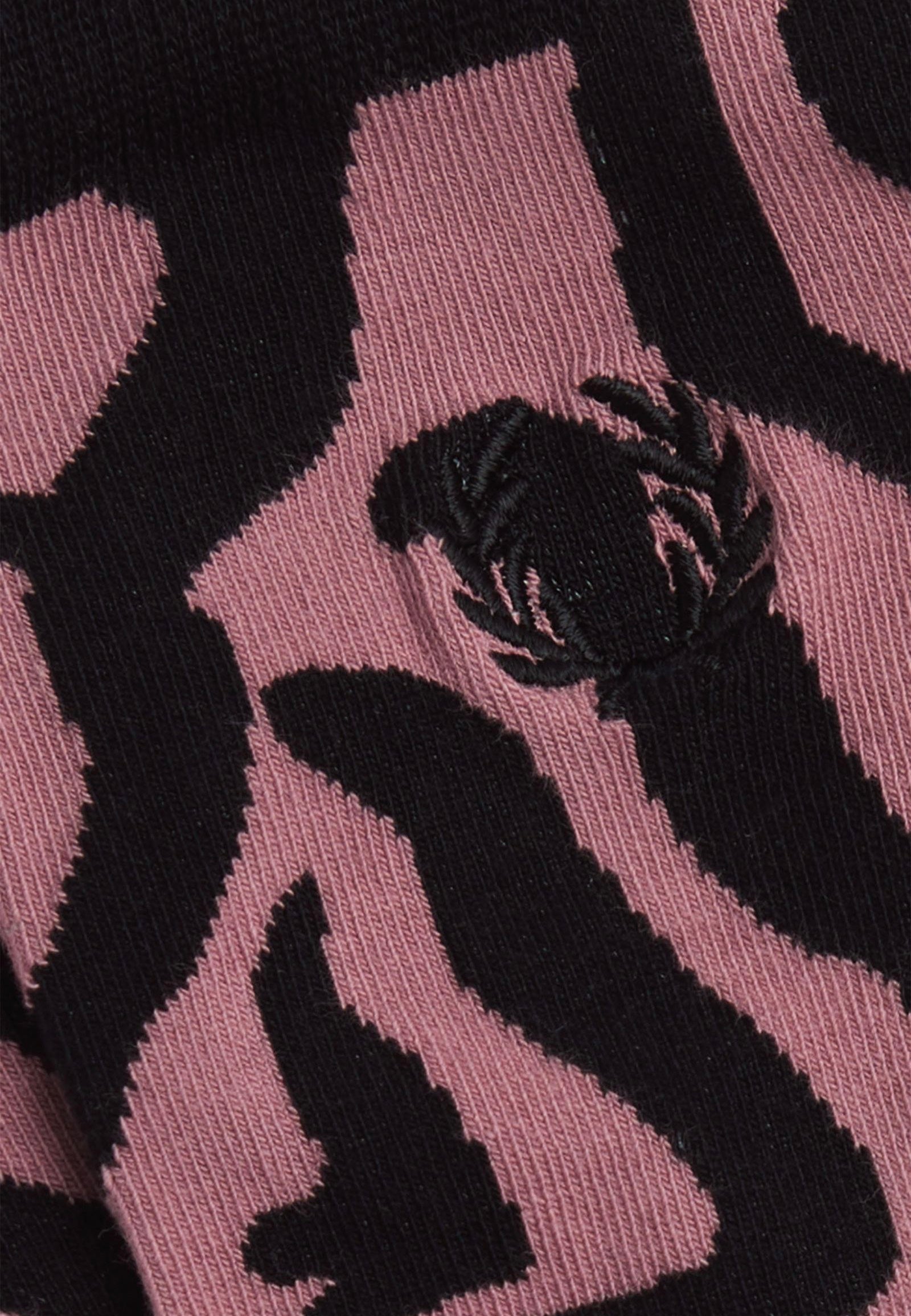 Fred Perry x Amy Winehouse - Print Dusty Rose Pink - Socks | Neutral-Image