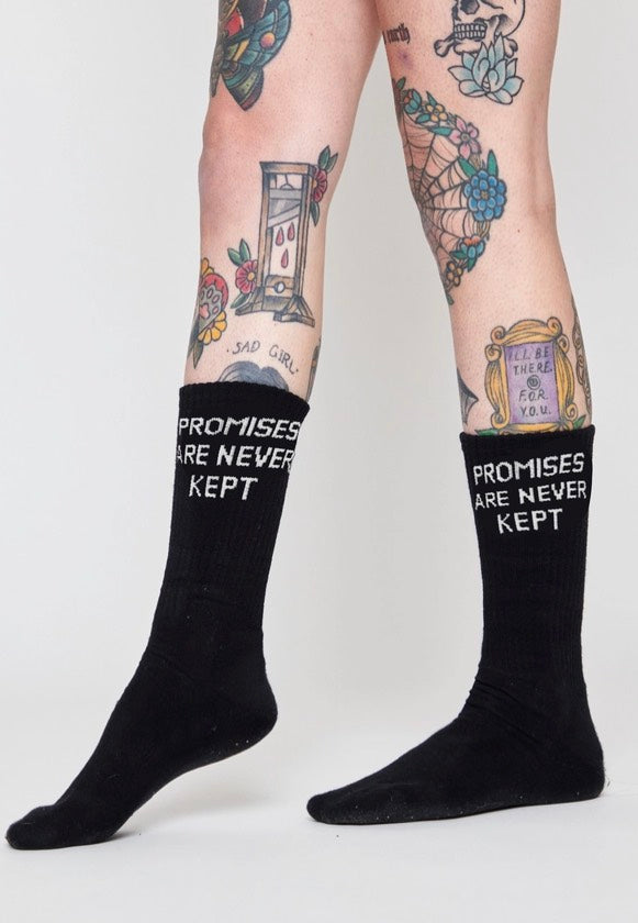 Broken Promises - The Motto Black - Socks | Neutral-Image