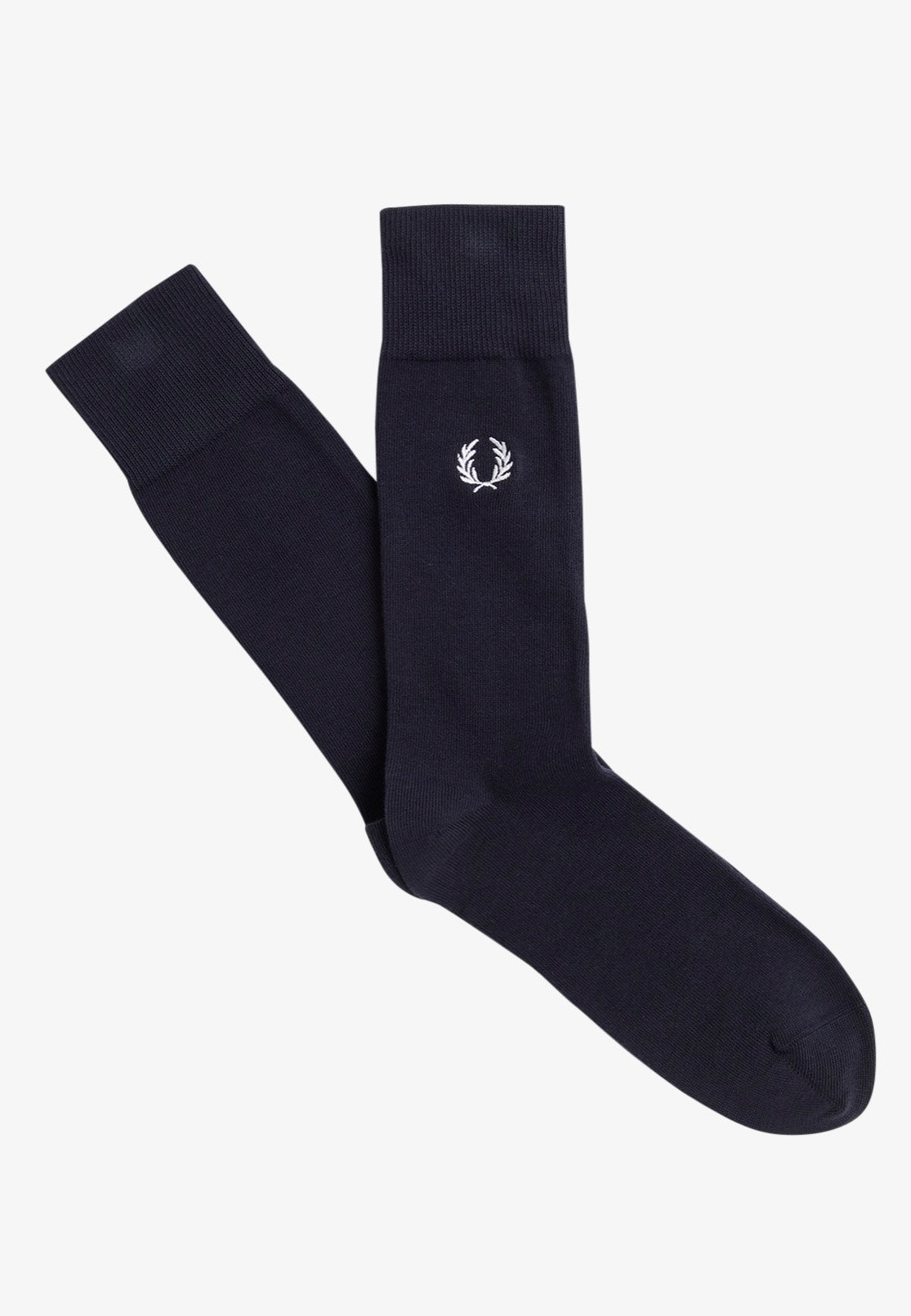 Fred Perry - Classic Laurel Wreath Navy/Snow White - Socks | Neutral-Image