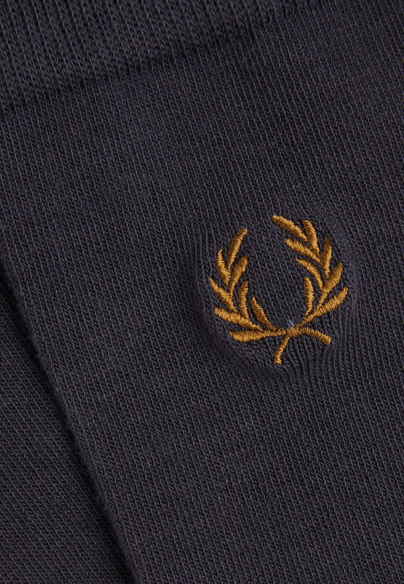 Fred Perry - Classic Laurel Wreath Anchor Grey/Dark Caramel - Socks | Neutral-Image