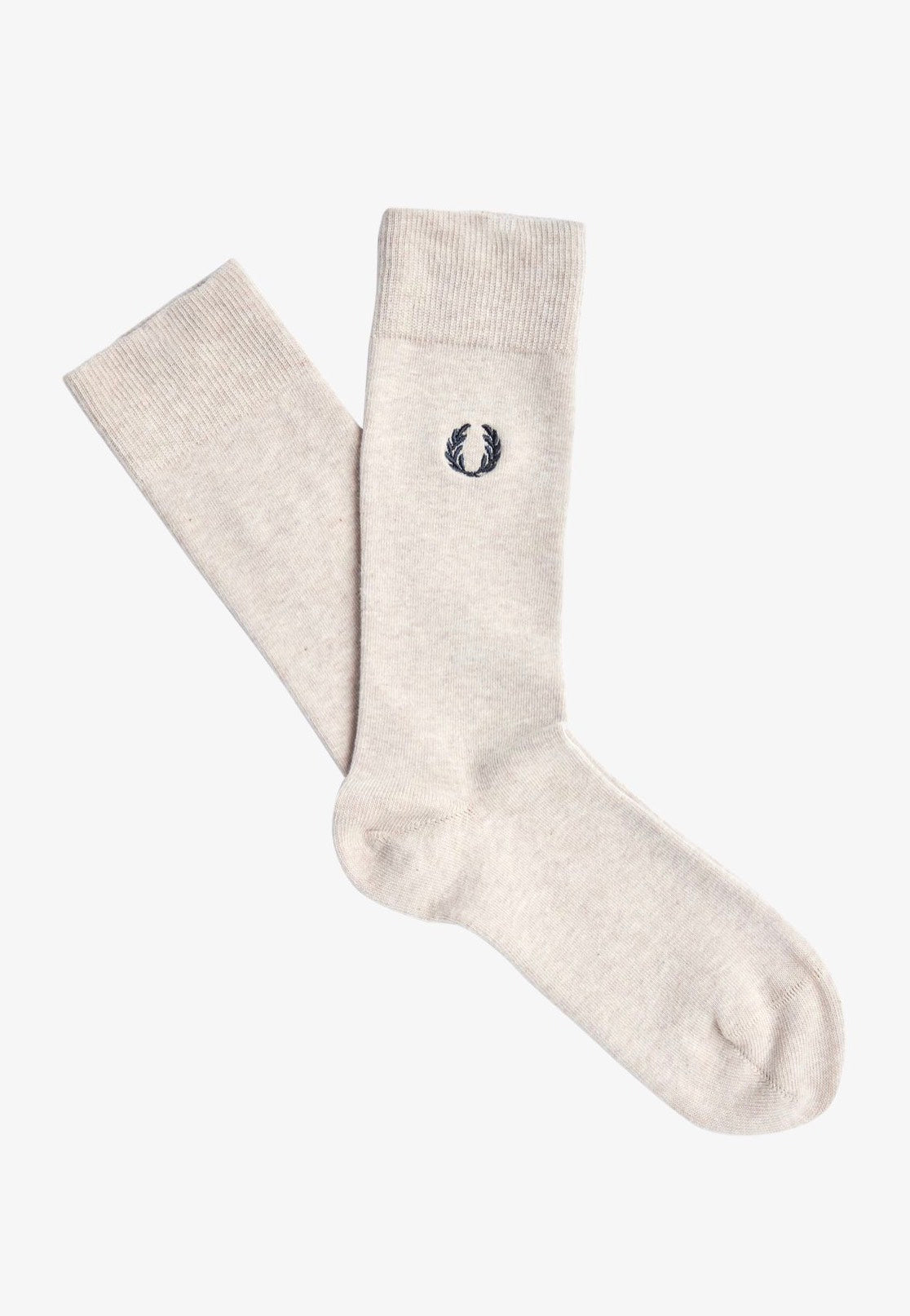 Fred Perry - Classic Laurel Wreath Porridge/ Anchor Grey - Socks | Neutral-Image