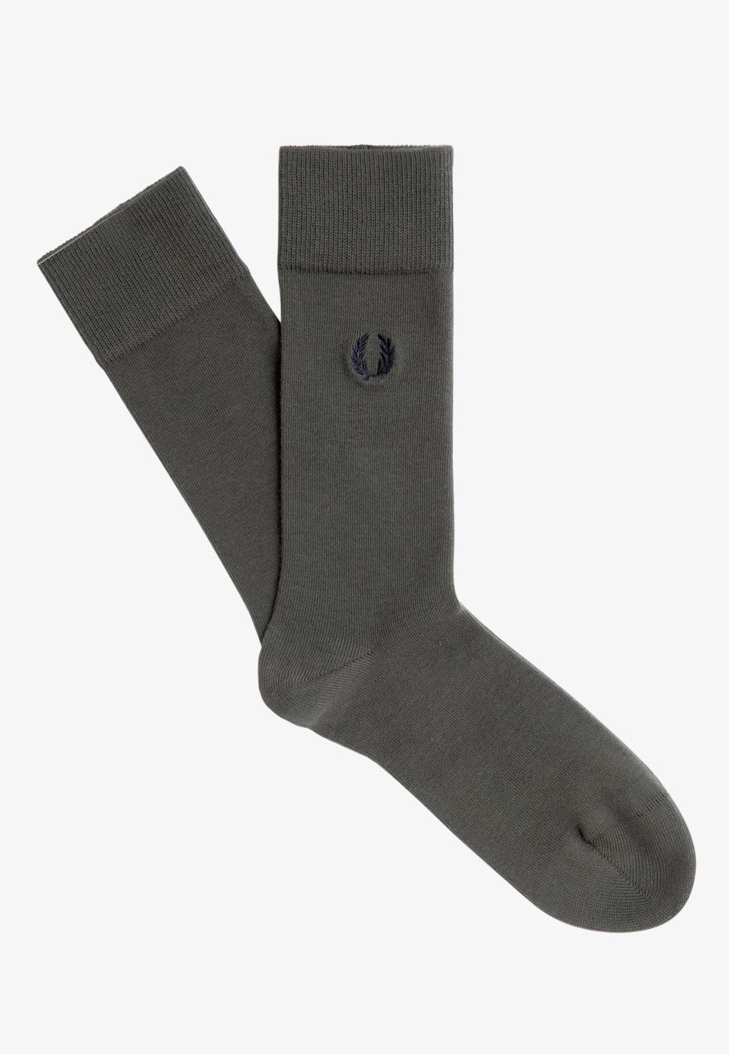 Fred Perry - Classic Laurel Wreath Field Green/ Navy - Socks | Neutral-Image