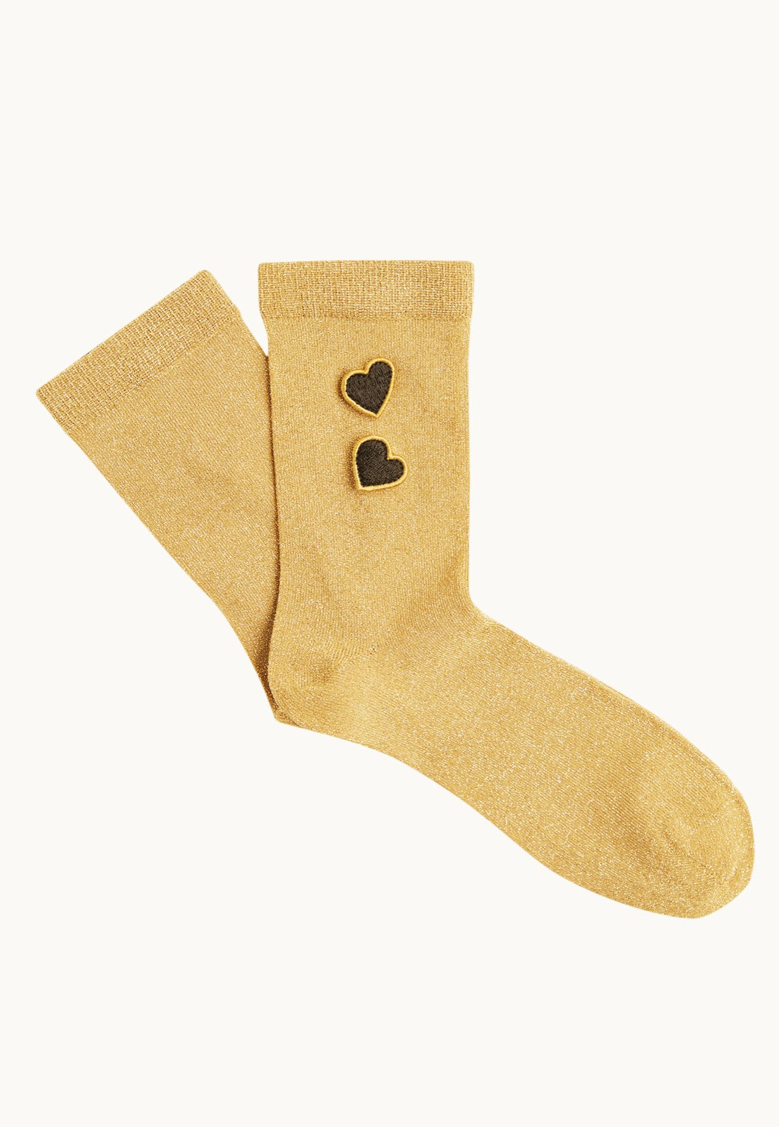 Fred Perry x Amy Winehouse - Lurex 1964 Gold - Socks | Neutral-Image