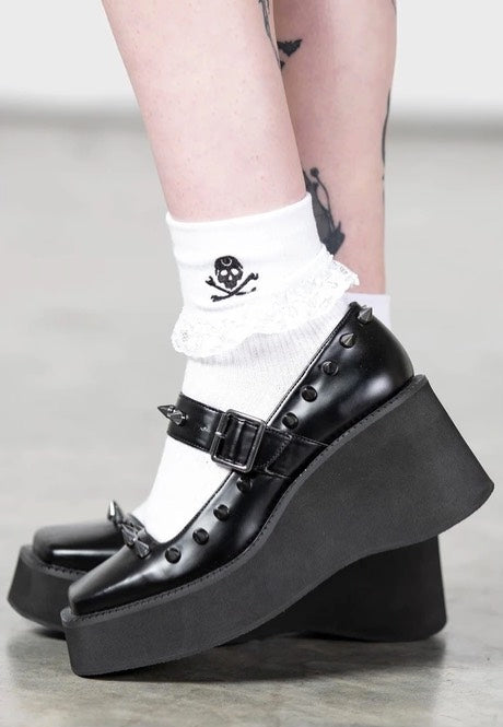 Killstar - Poppy Platform Black - Girl Sandals | Women-Image