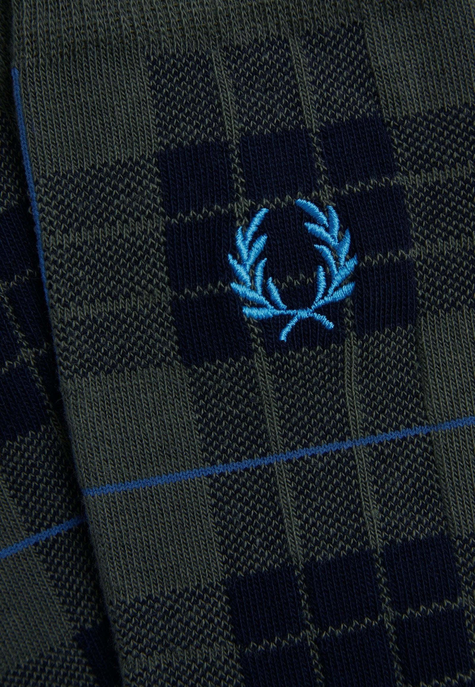 Fred Perry - Tartan Night Green - Socks | Neutral-Image