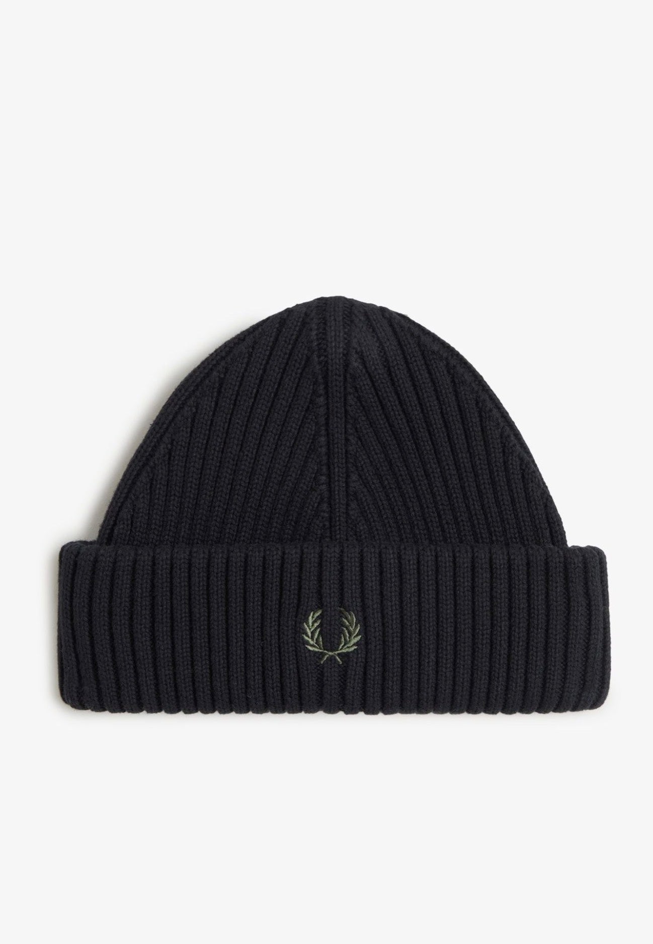 Fred Perry - Cotton Rib Black - Beanie | Neutral-Image