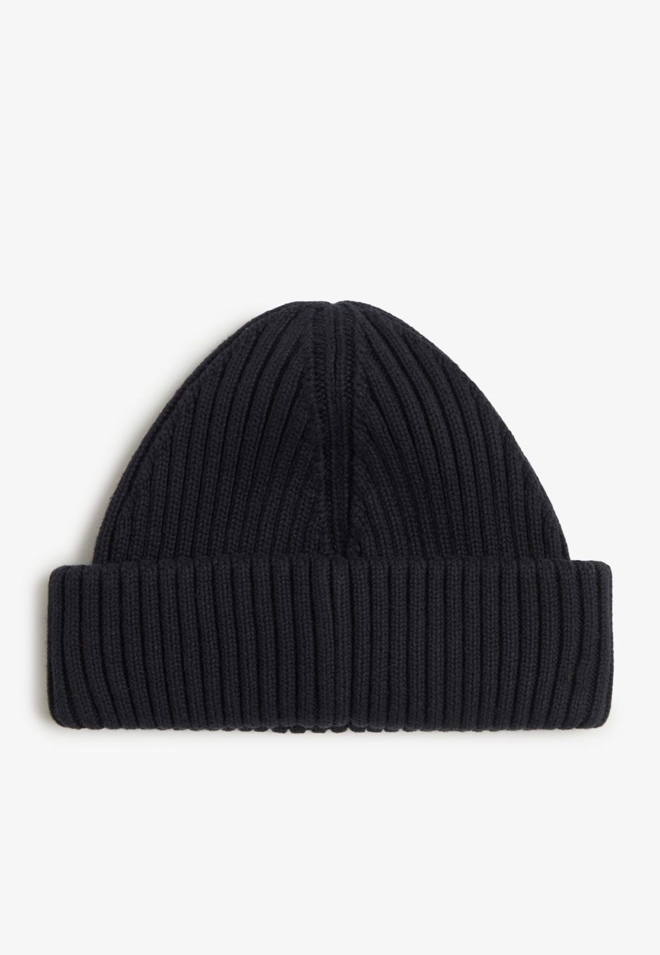 Fred Perry - Cotton Rib Black - Beanie | Neutral-Image