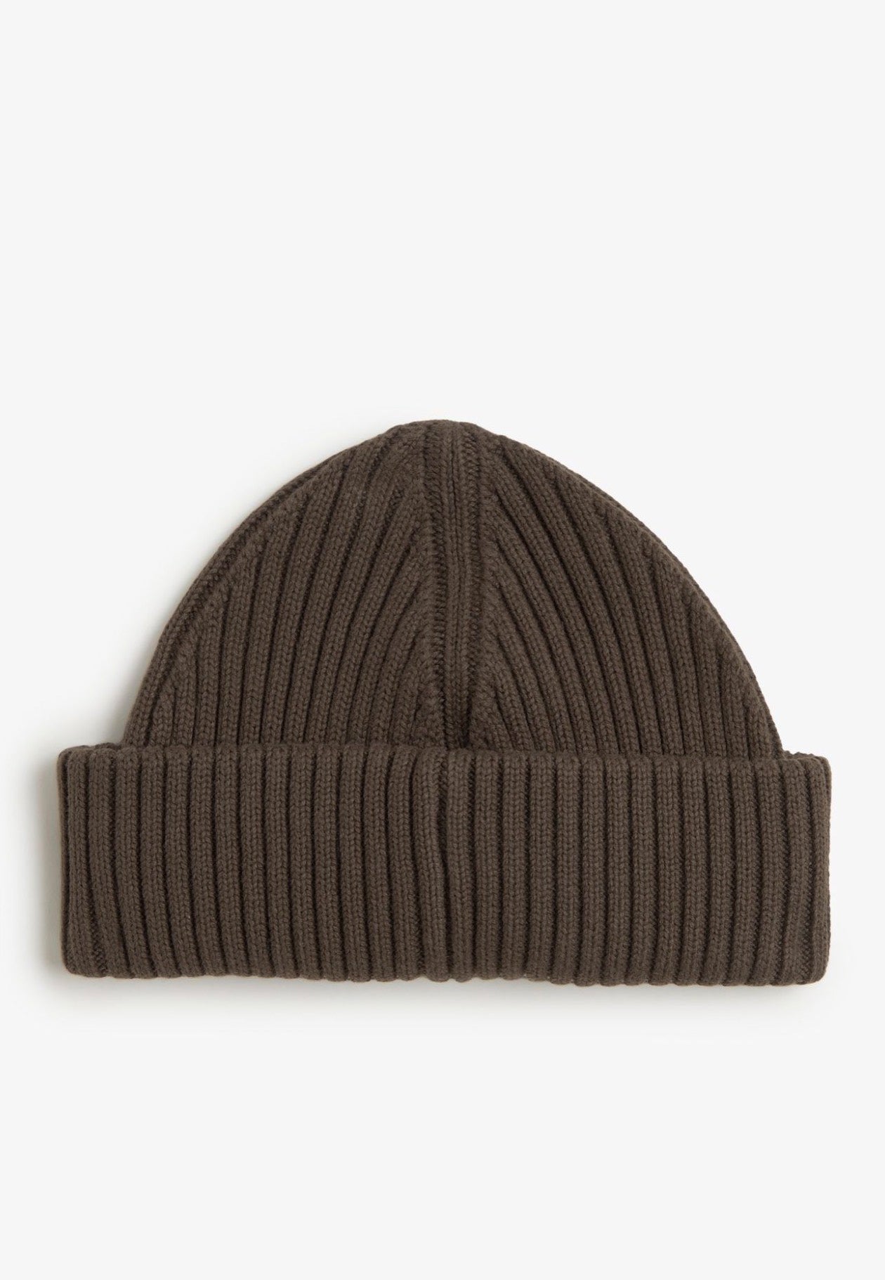 Fred Perry - Cotton Rib Burnt Tobacco - Beanie | Neutral-Image