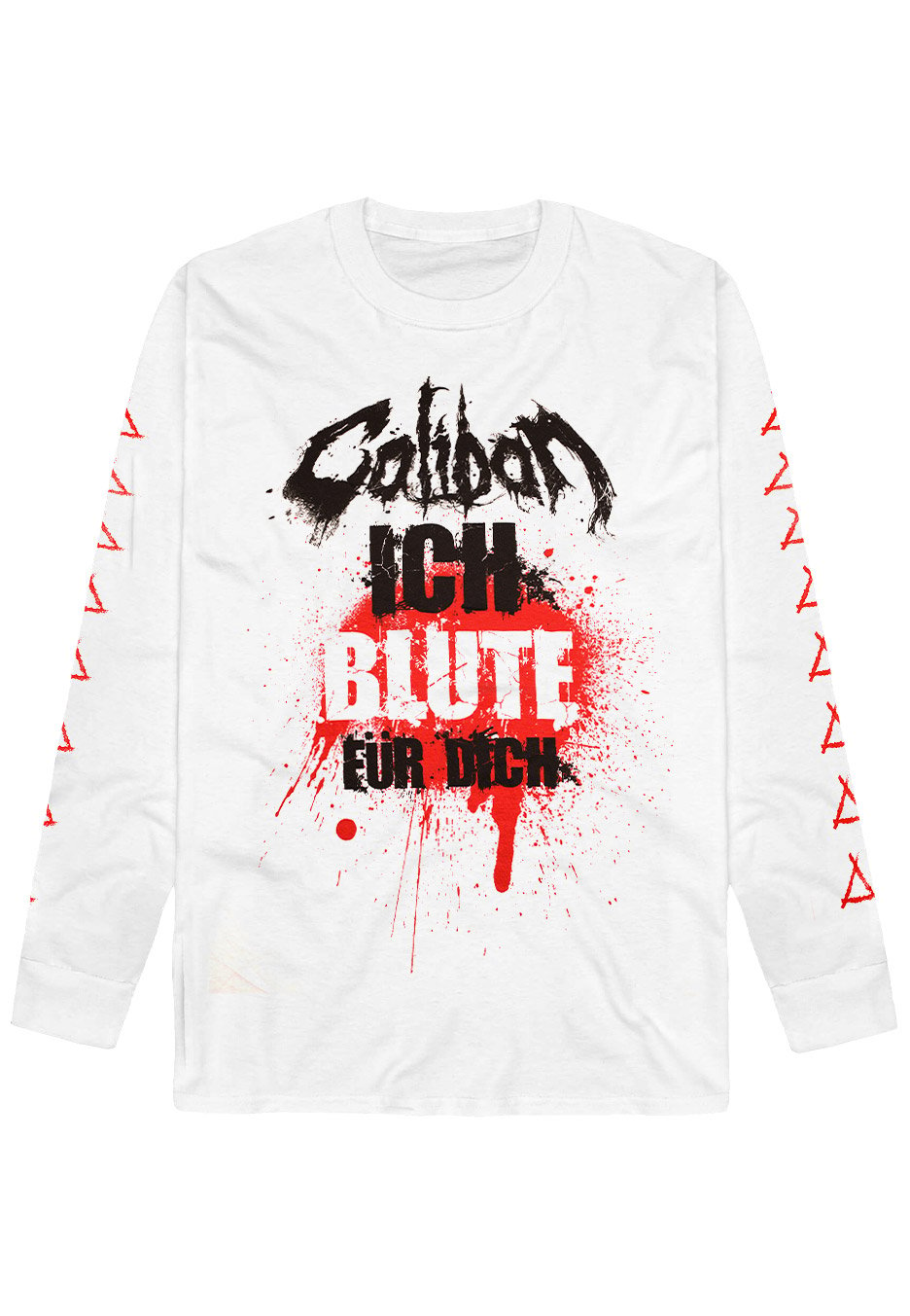 Caliban - Ich Blute Für Dich White - Longsleeve | Neutral-Image