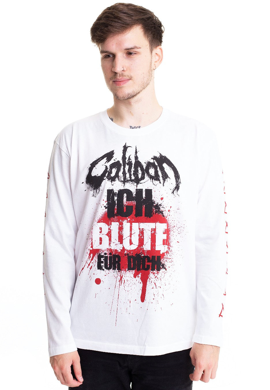 Caliban - Ich Blute Für Dich White - Longsleeve | Men-Image