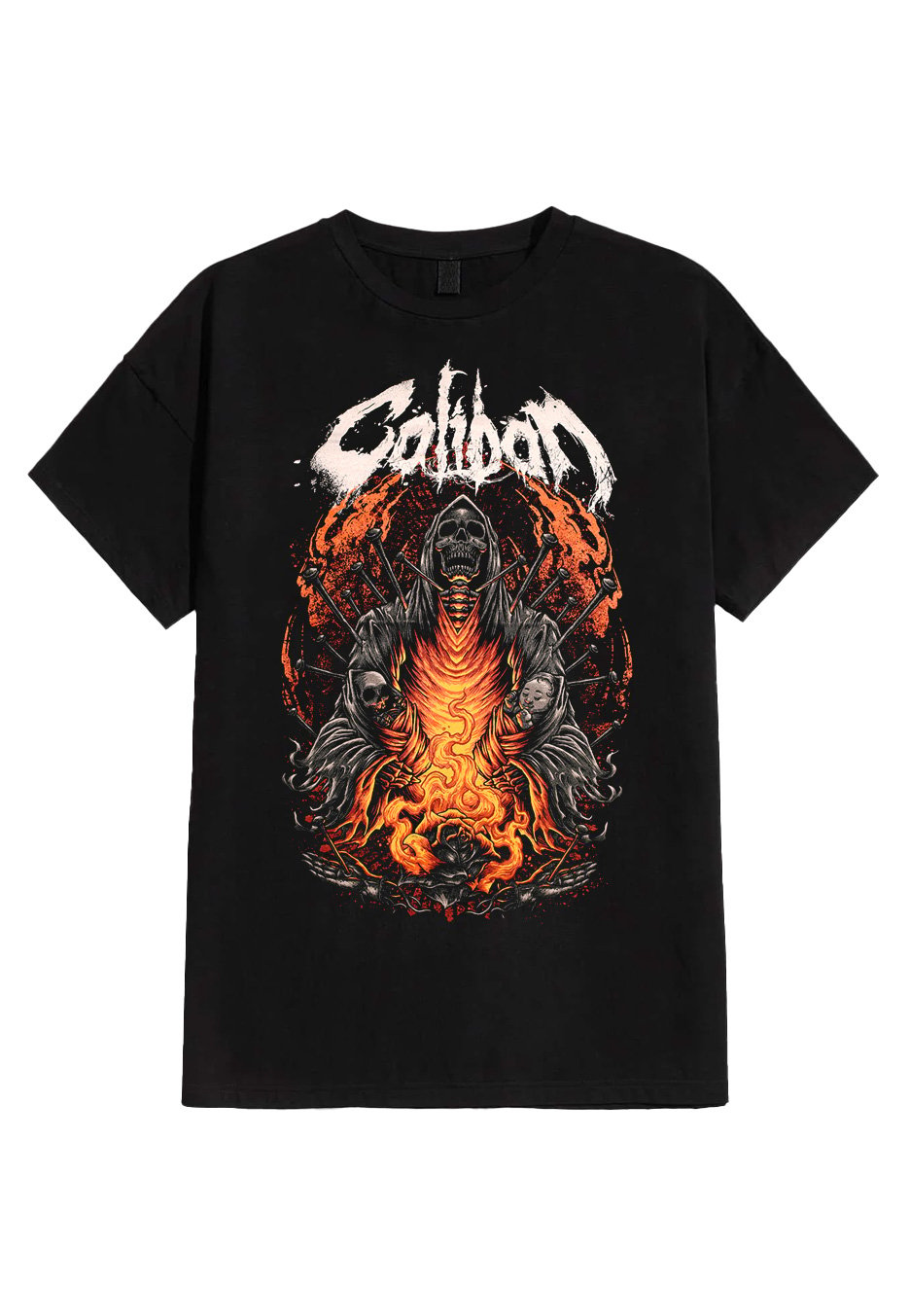 Caliban - Nailed Skull - T-Shirt | Neutral-Image