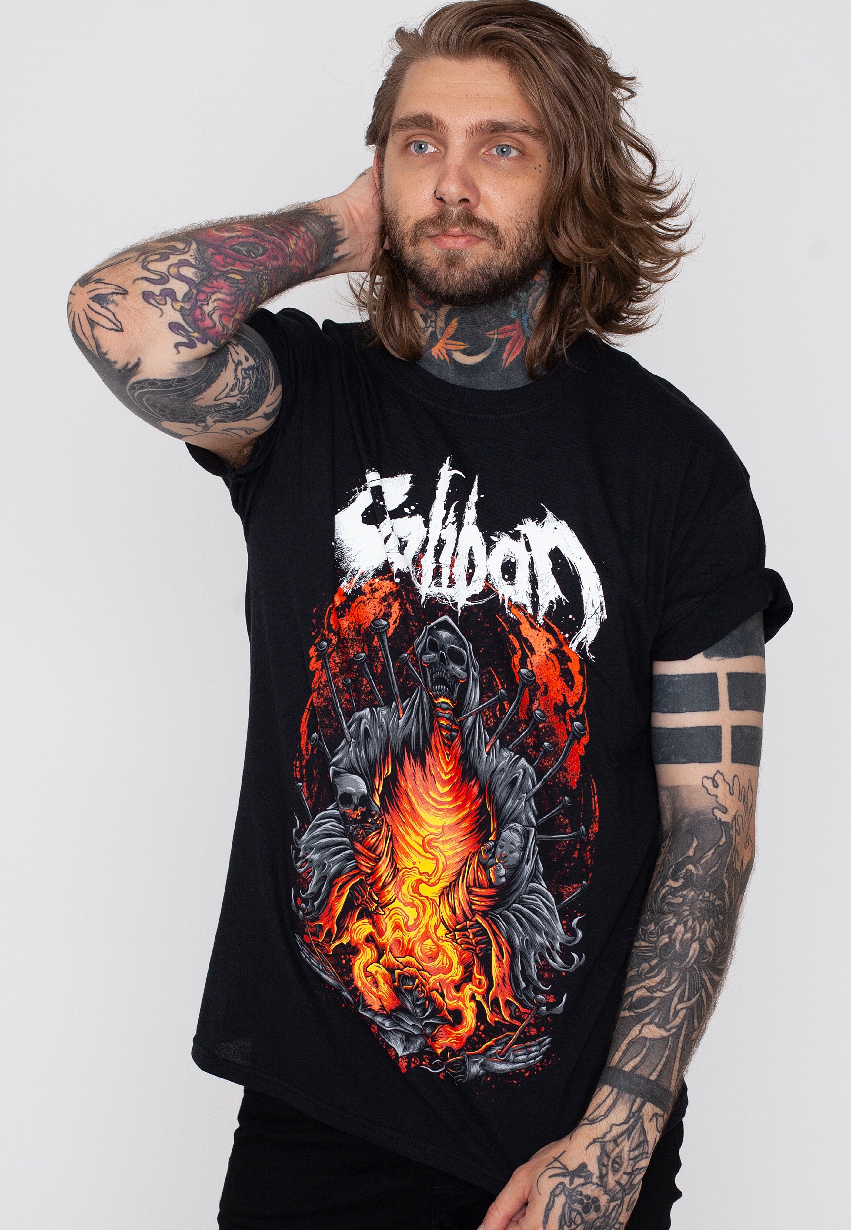 Caliban - Nailed Skull - T-Shirt | Men-Image