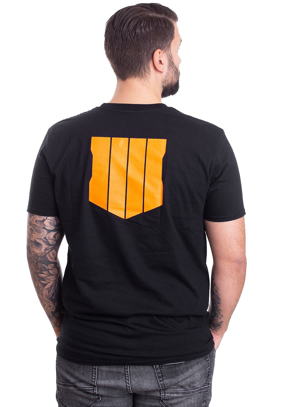 Call Of Duty - Black Ops 4 Back & Front Logo Black - T-Shirt | Men-Image