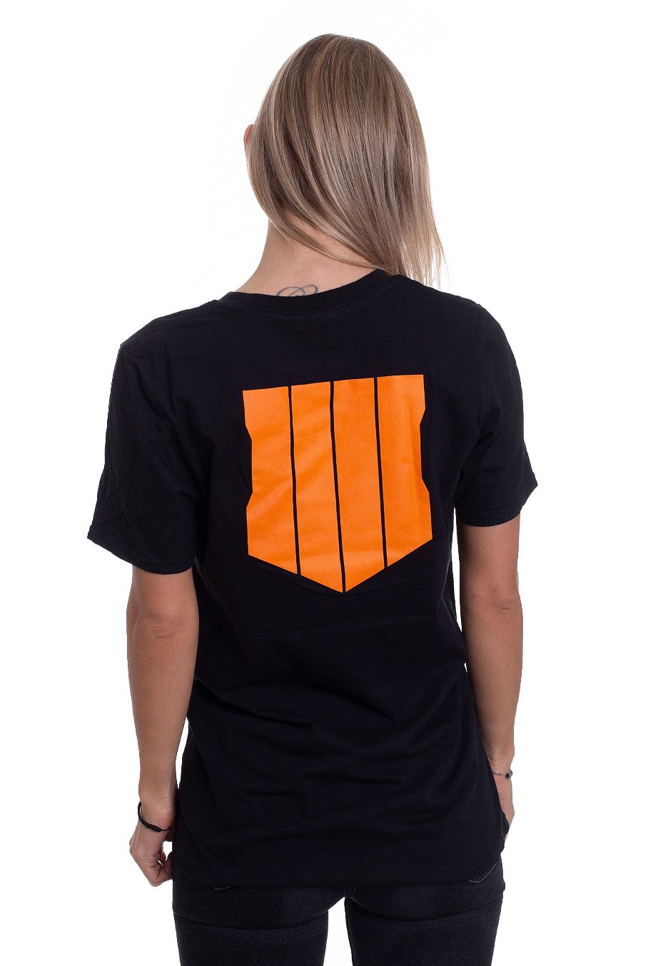 Call Of Duty - Black Ops 4 Back & Front Logo Black - T-Shirt | Women-Image