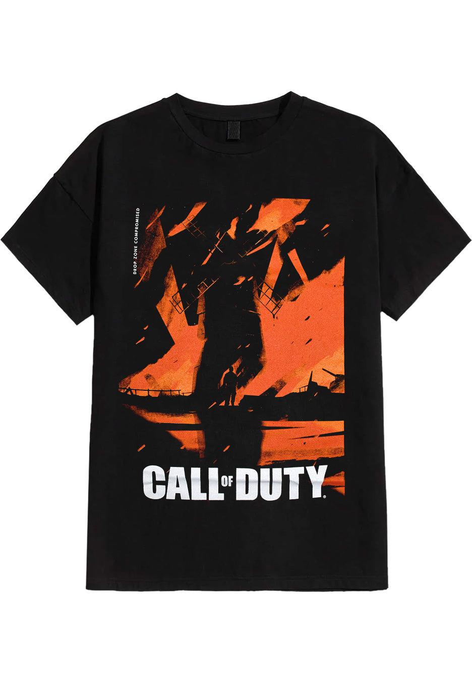 Call Of Duty - Burning Windmill - T-Shirt | Neutral-Image