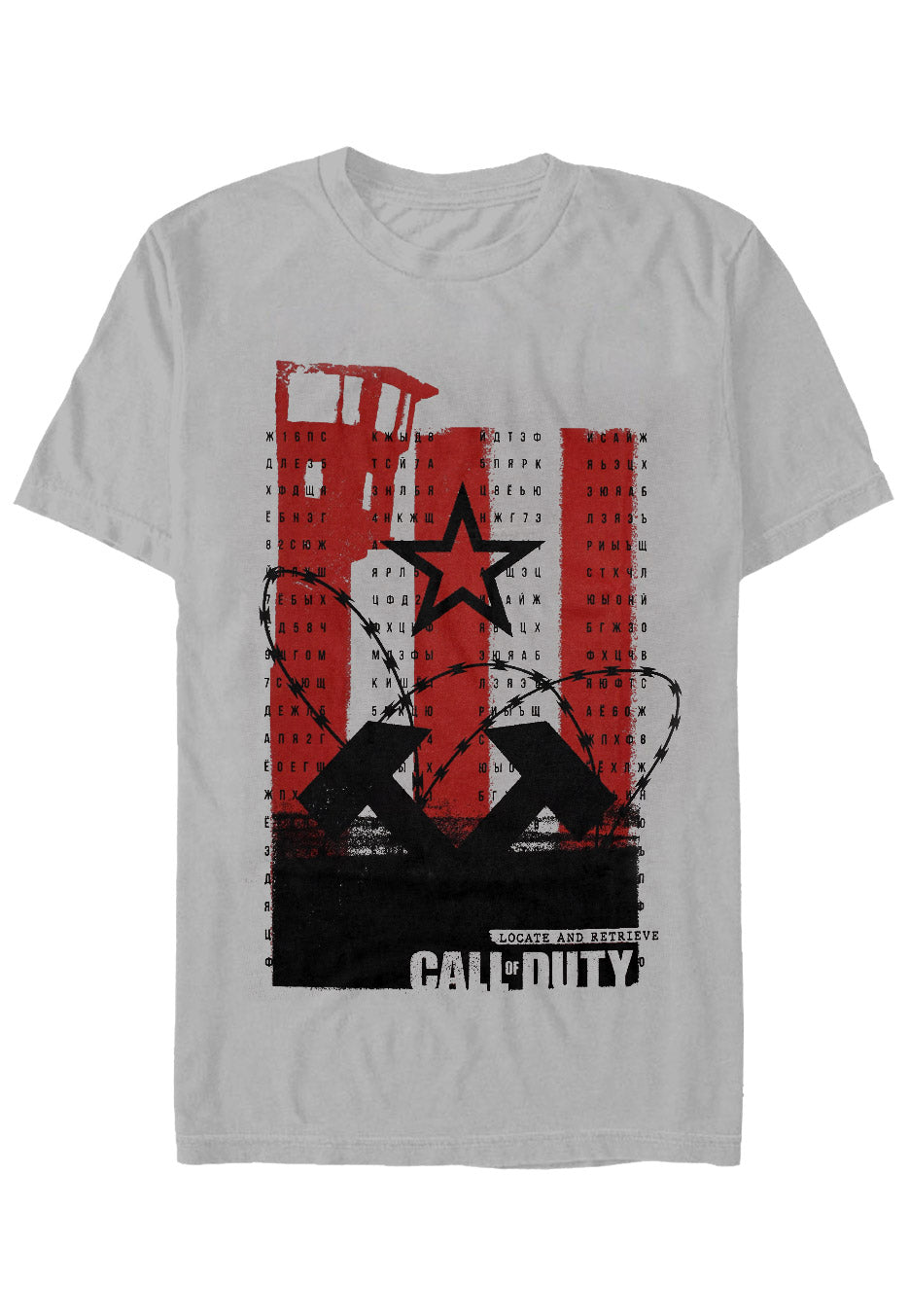 Call Of Duty - Cold War: Wall Light Grey - T-Shirt | Neutral-Image