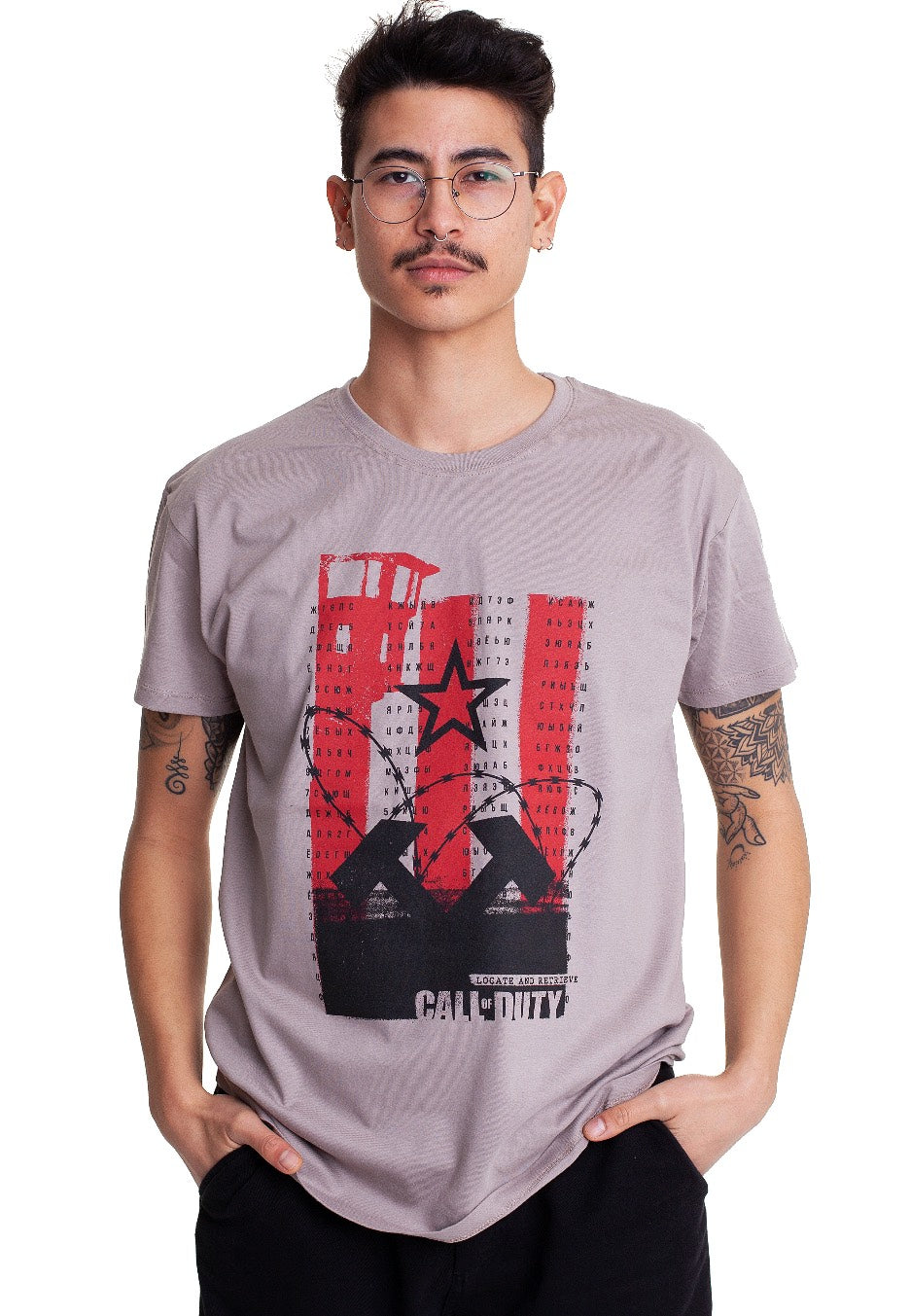 Call Of Duty - Cold War: Wall Light Grey - T-Shirt | Men-Image