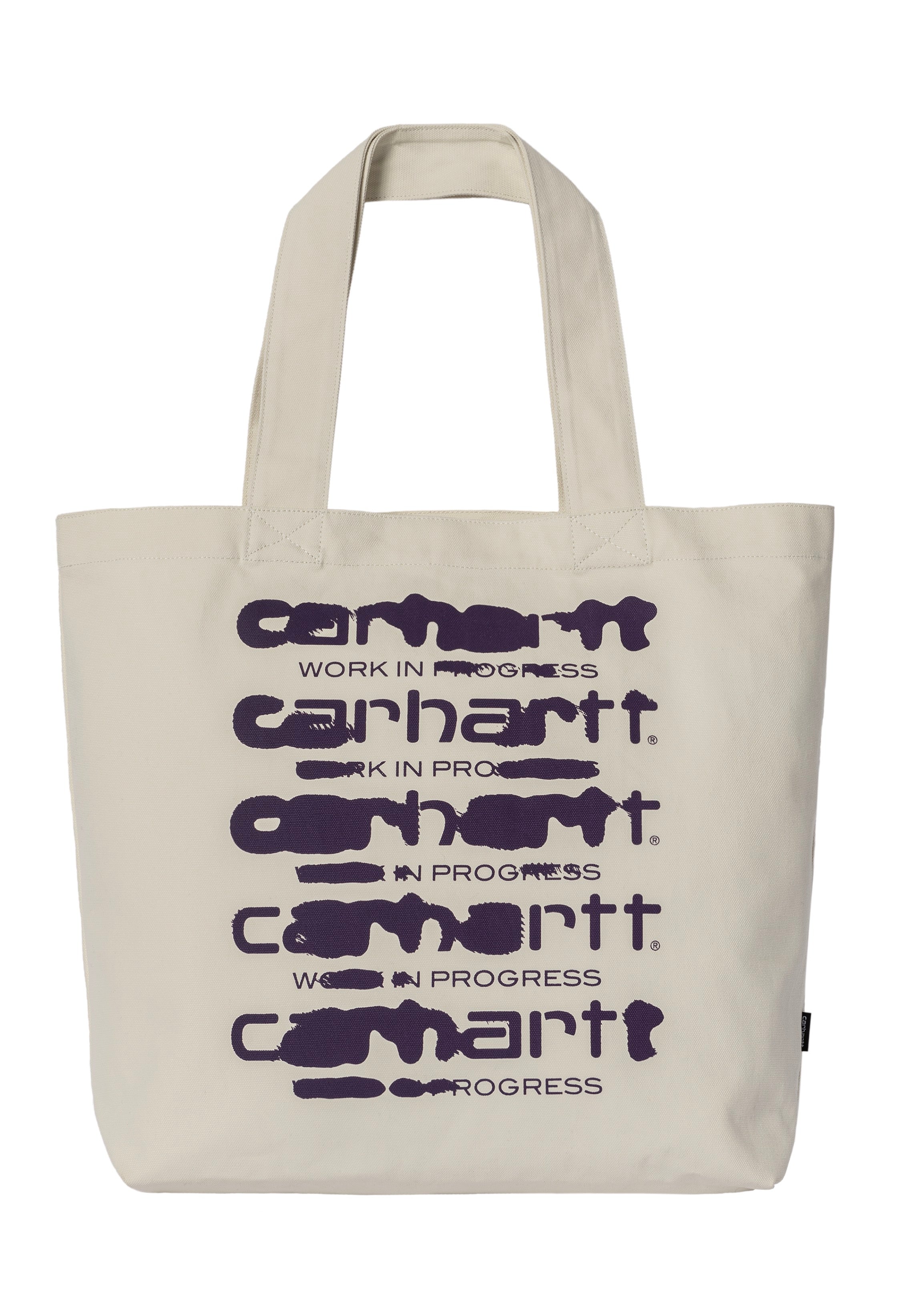 Carhartt WIP - Canvas Graphic Large Ink Bleed Print/Wax/Tyrian - Tote Bag | Neutral-Image