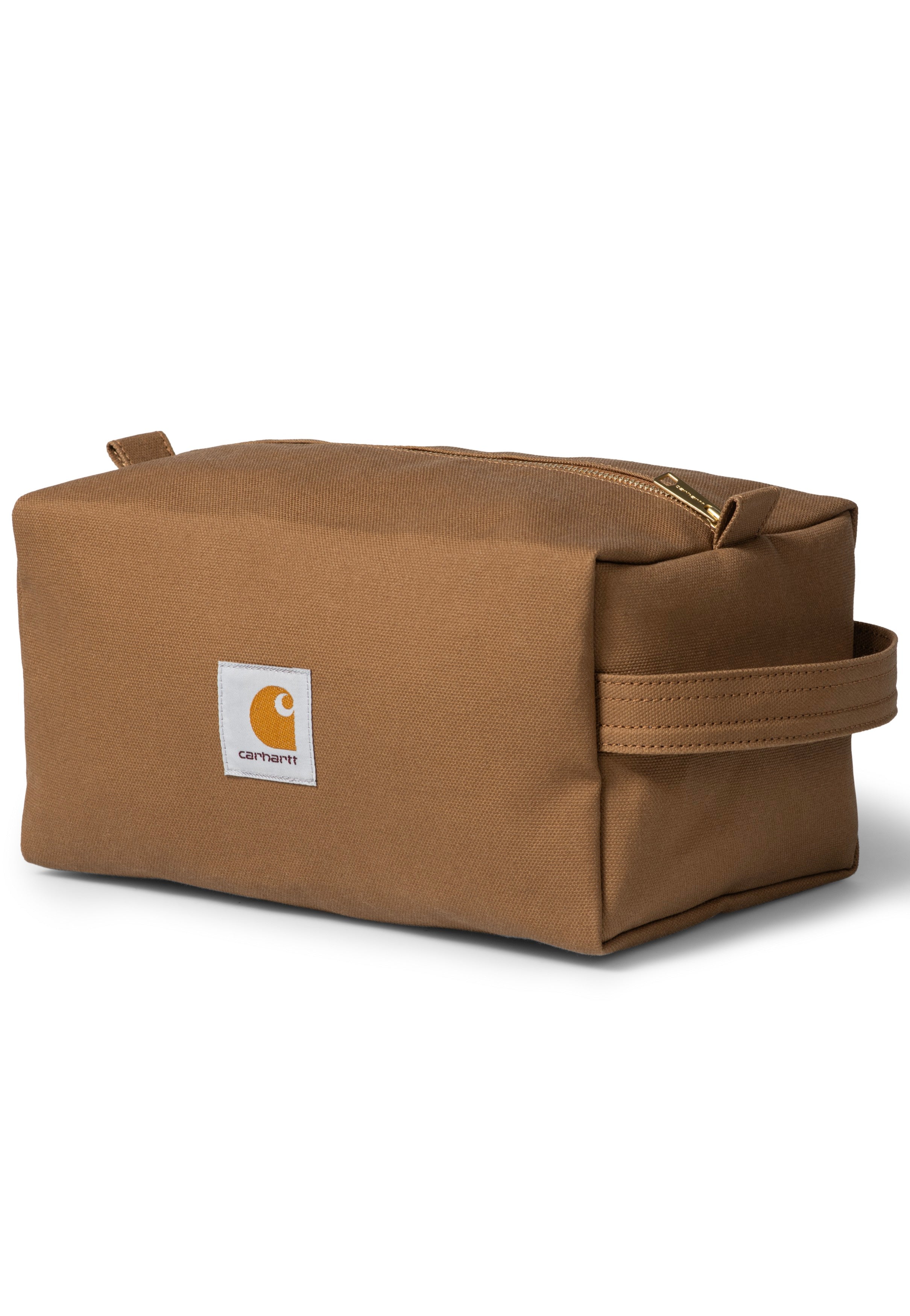 Carhartt WIP - Canvas Hamilton Brown - Washbag | Neutral-Image