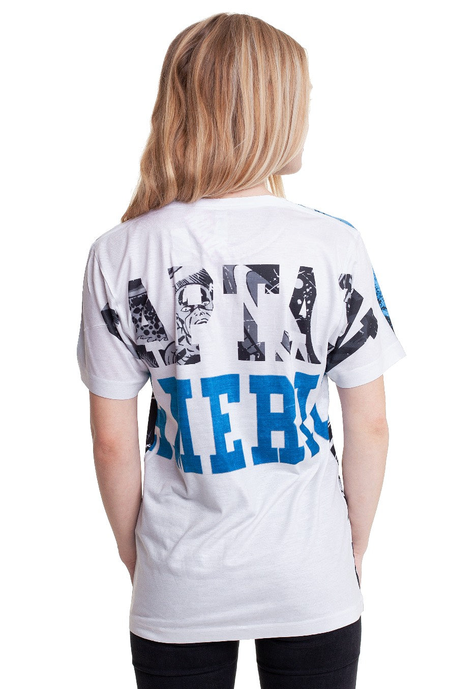 Captain America - Allover - T-Shirt | Women-Image