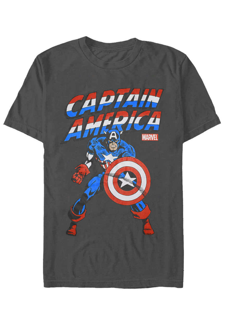 Captain America - Captain America Dark Grey - T-Shirt | Neutral-Image