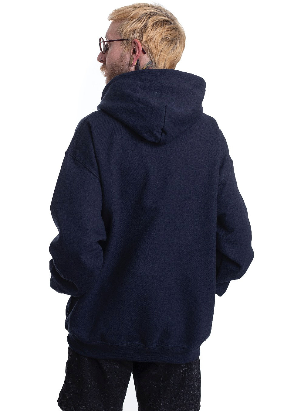 Captain America - Distressed Shield Blue - Hoodie | Men-Image