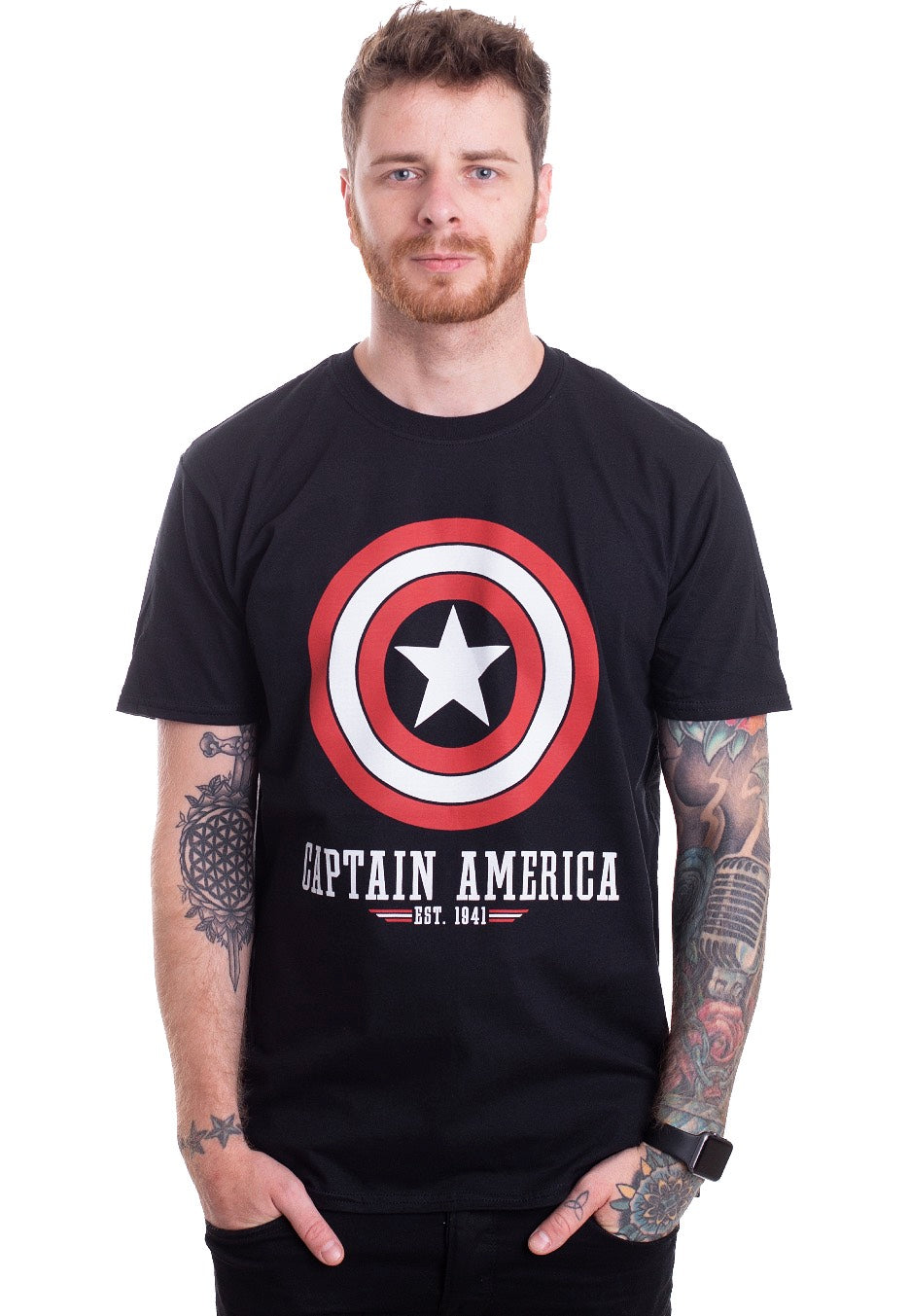 Captain America - Logo - T-Shirt | Men-Image