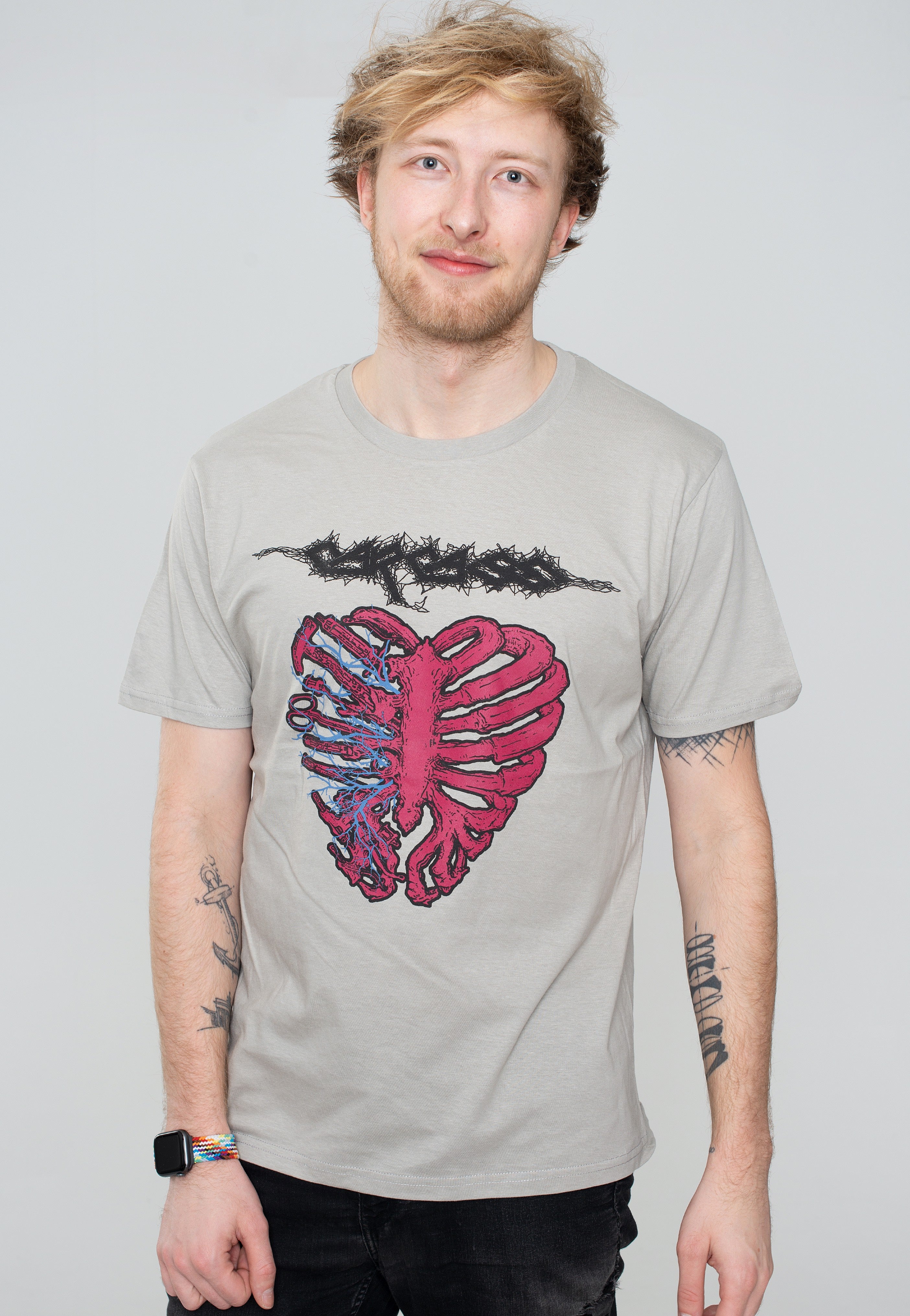 Carcass - Heart Ice Grey - T-Shirt | Men-Image