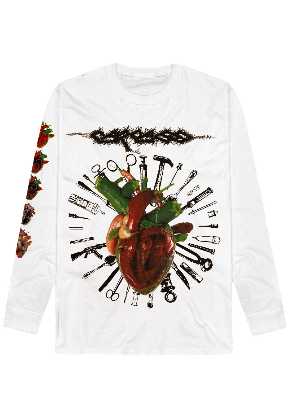 Carcass - Torn Arteries White - Longsleeve | Neutral-Image