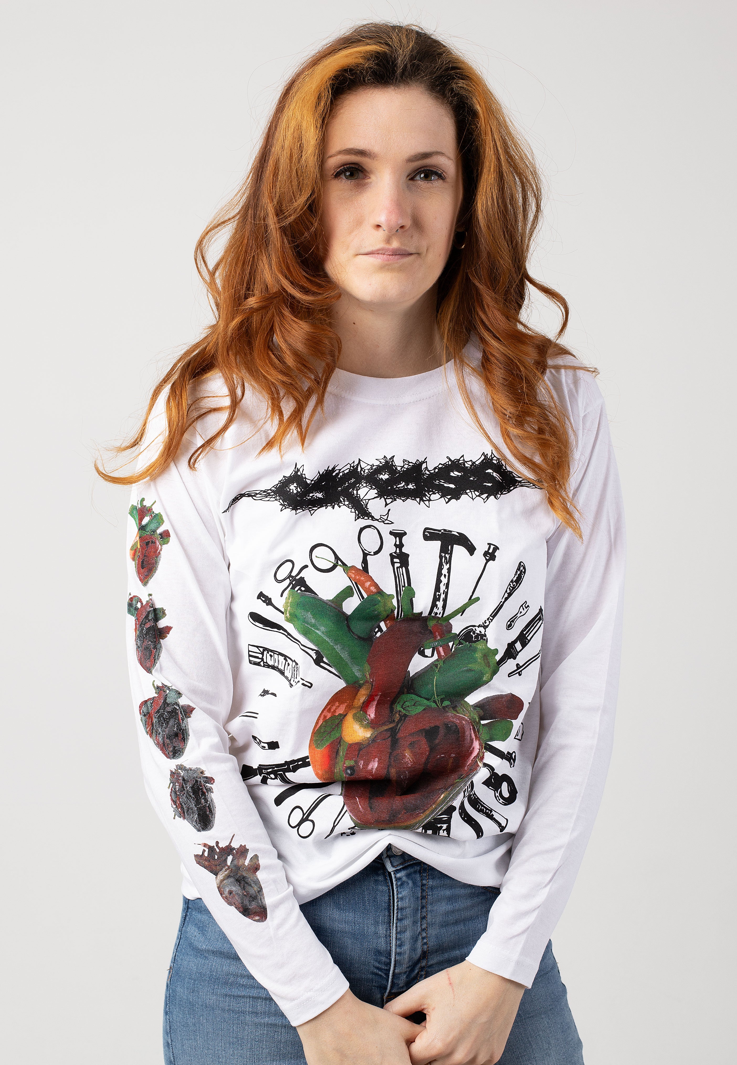 Carcass - Torn Arteries White - Longsleeve | Women-Image