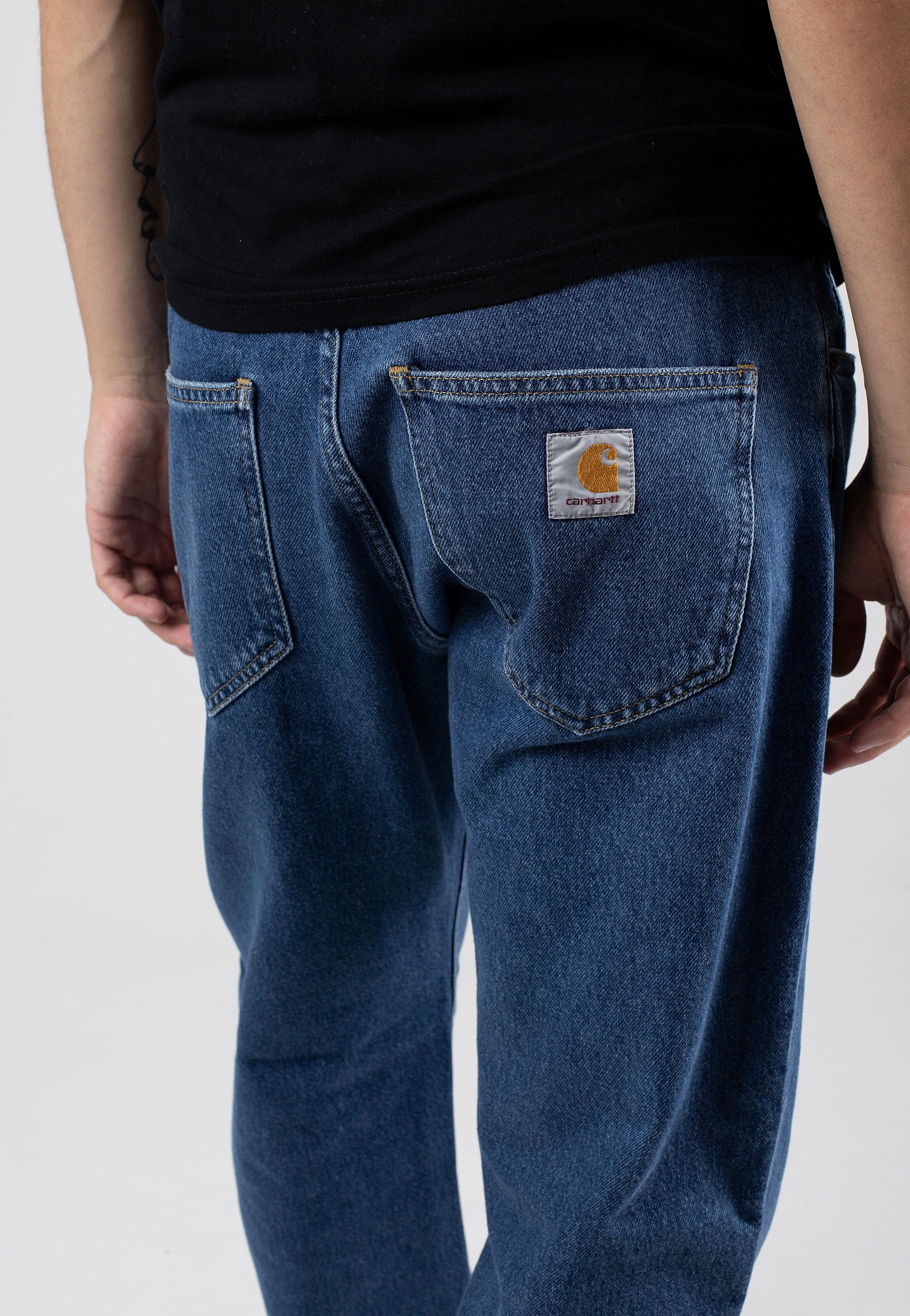 Carhartt WIP - Nolan Heavy Stone Wash Blue - Jeans | Men-Image