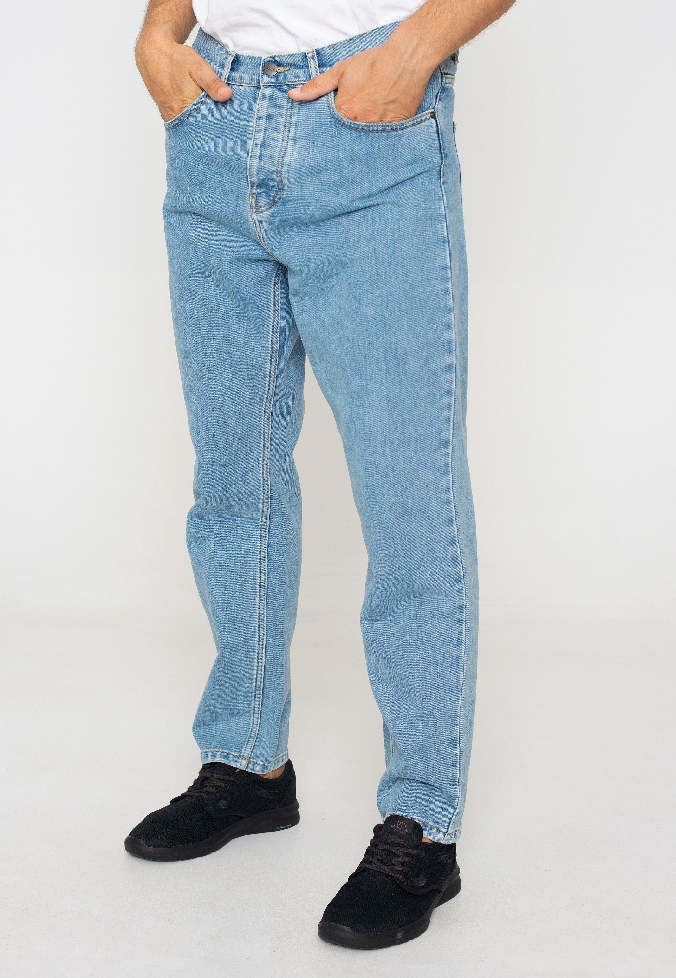 Carhartt WIP - Newel Stone Bleached Blue - Jeans | Men-Image