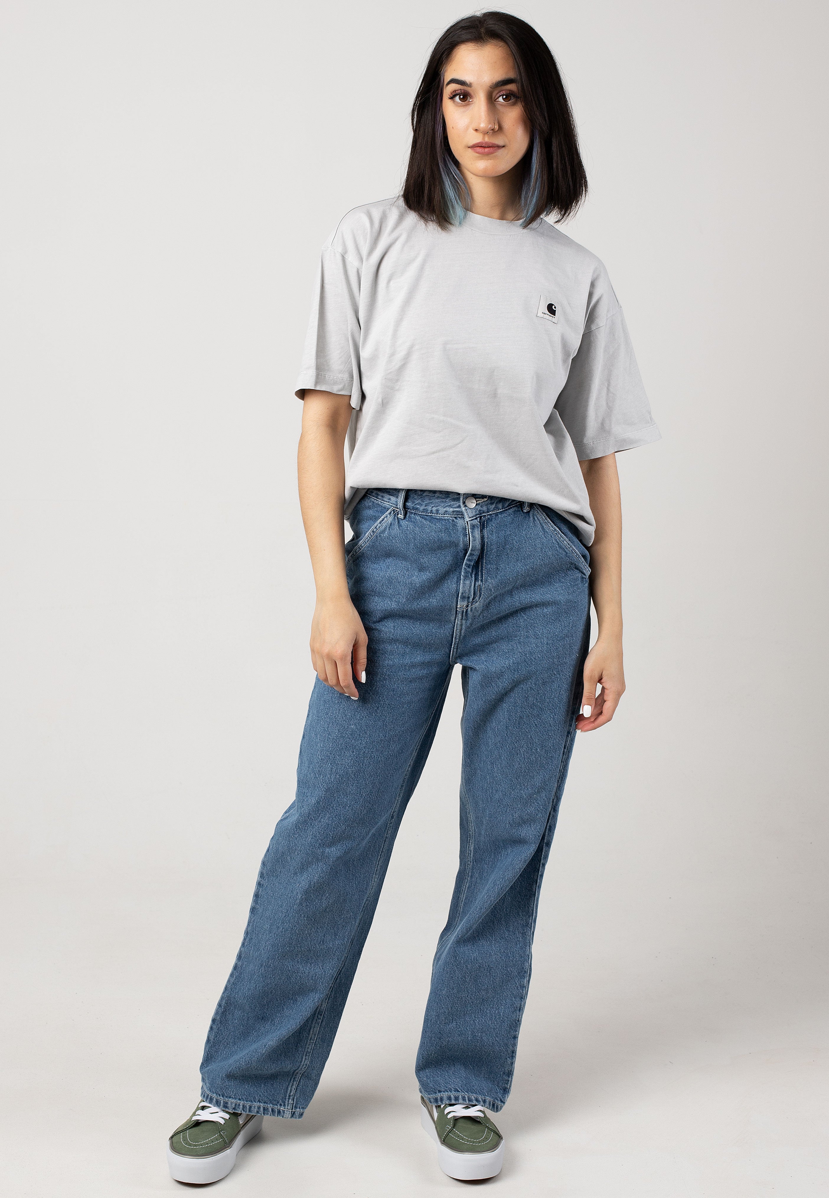 Carhartt WIP - W' Simple Heavy Stone Wash Blue - Jeans | Women-Image