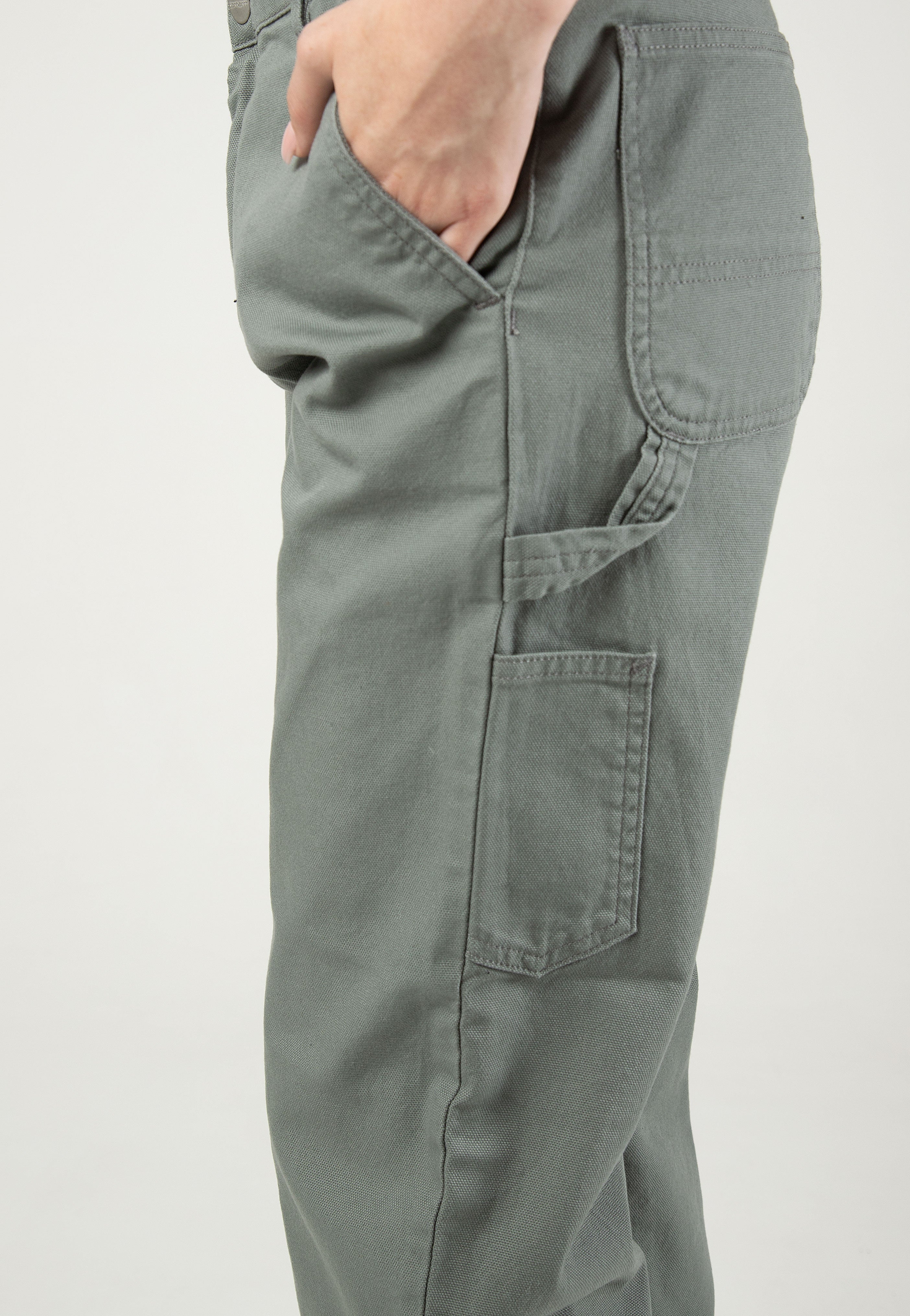 Carhartt WIP - W' Pierce Rinsed Smoke Green - Pants | Women-Image