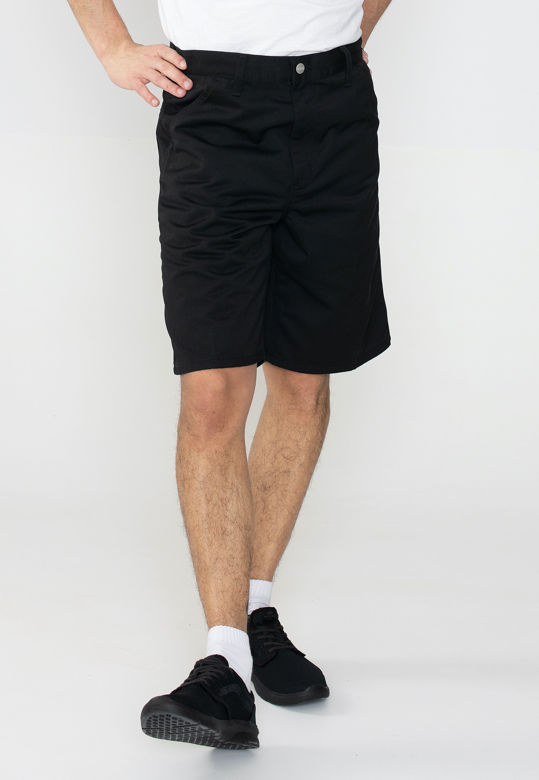 Carhartt WIP - Simple Rinsed Black - Shorts | Men-Image