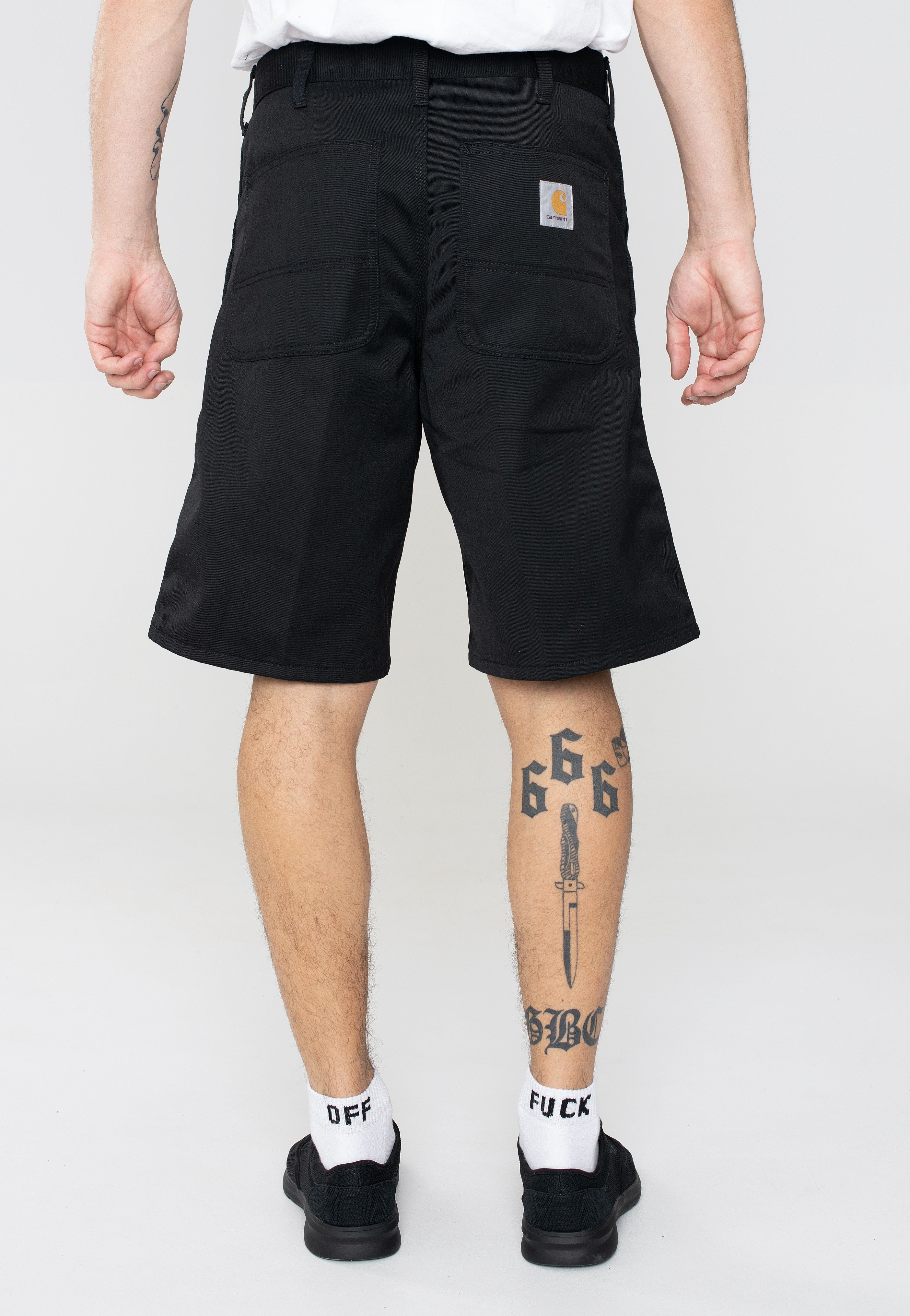 Carhartt WIP - Simple Rinsed Black - Shorts | Men-Image