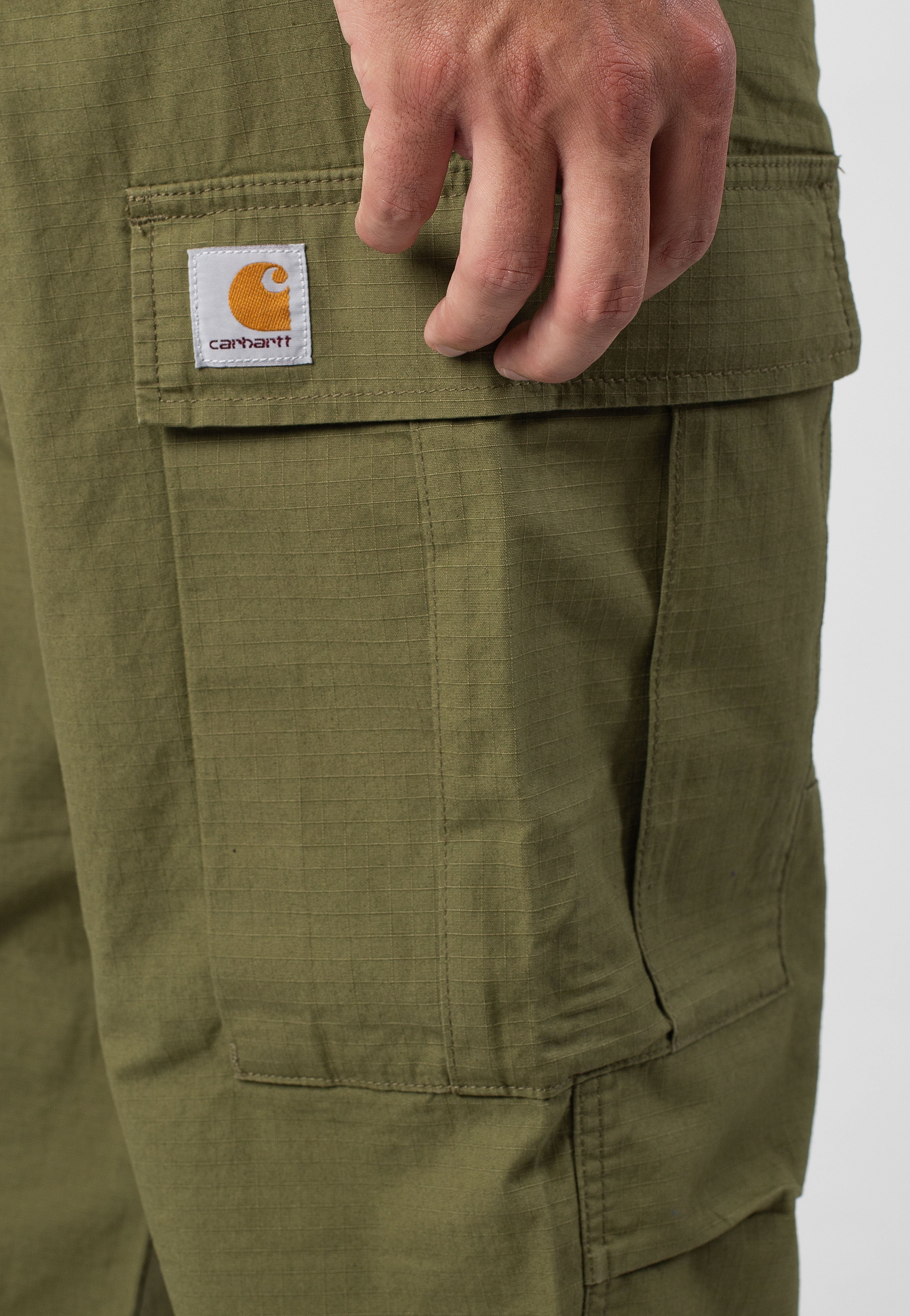 Carhartt WIP - Regular Cargo Rinsed Capulet - Pants | Men-Image