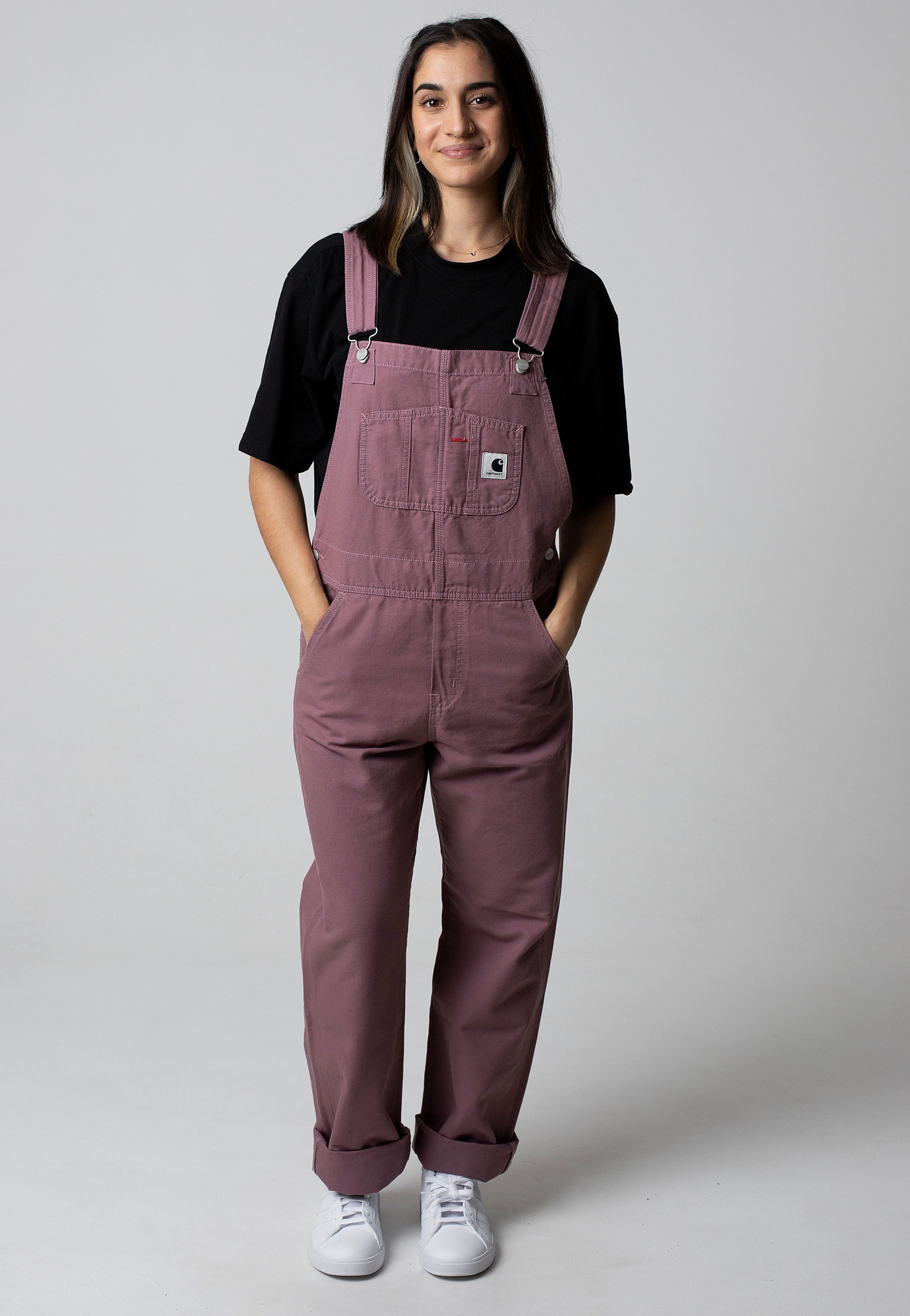 Carhartt WIP - W' Bib Overall Straight Rinsed Daphne - Pants | Women-Image