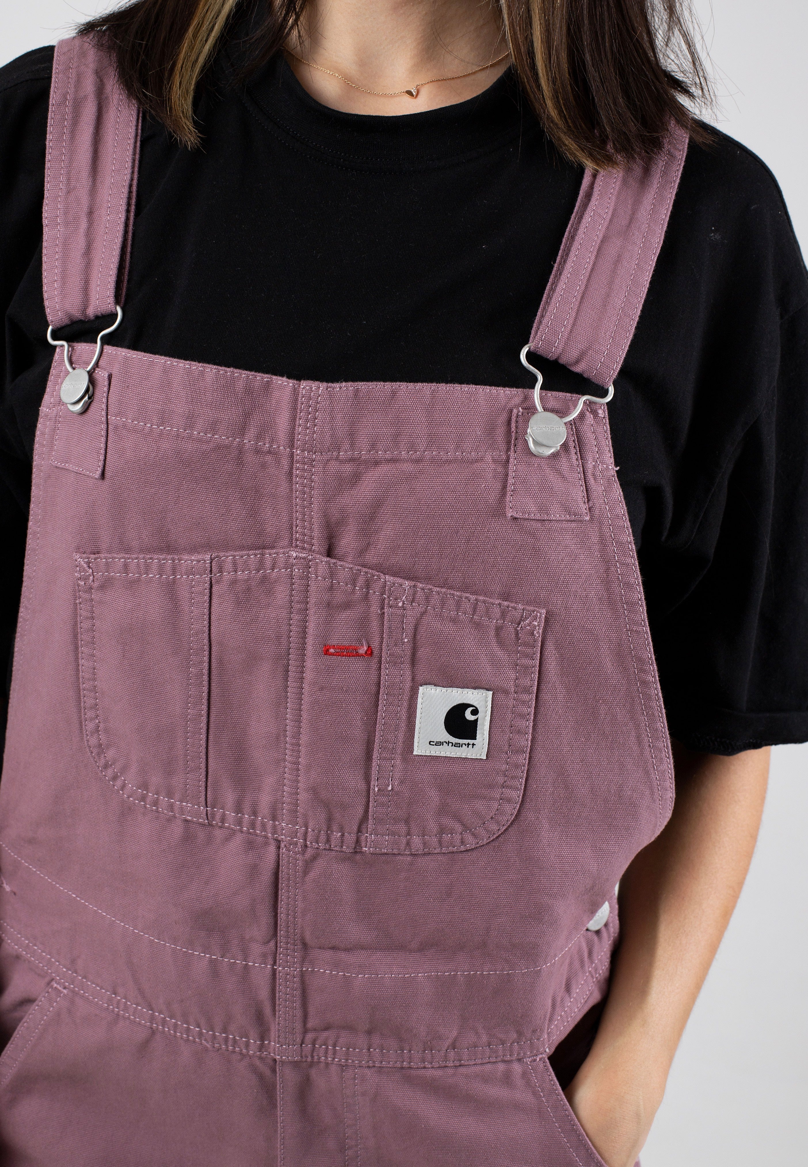 Carhartt WIP - W' Bib Overall Straight Rinsed Daphne - Pants | Women-Image