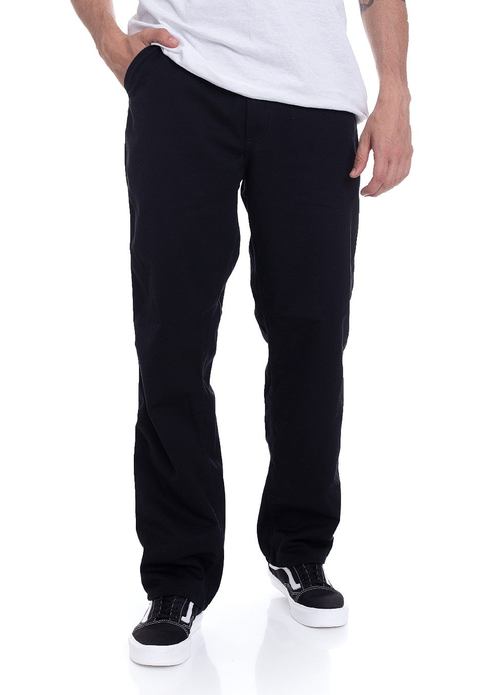 Carhartt WIP - Simple Denison Black Rinsed - Pants | Men-Image